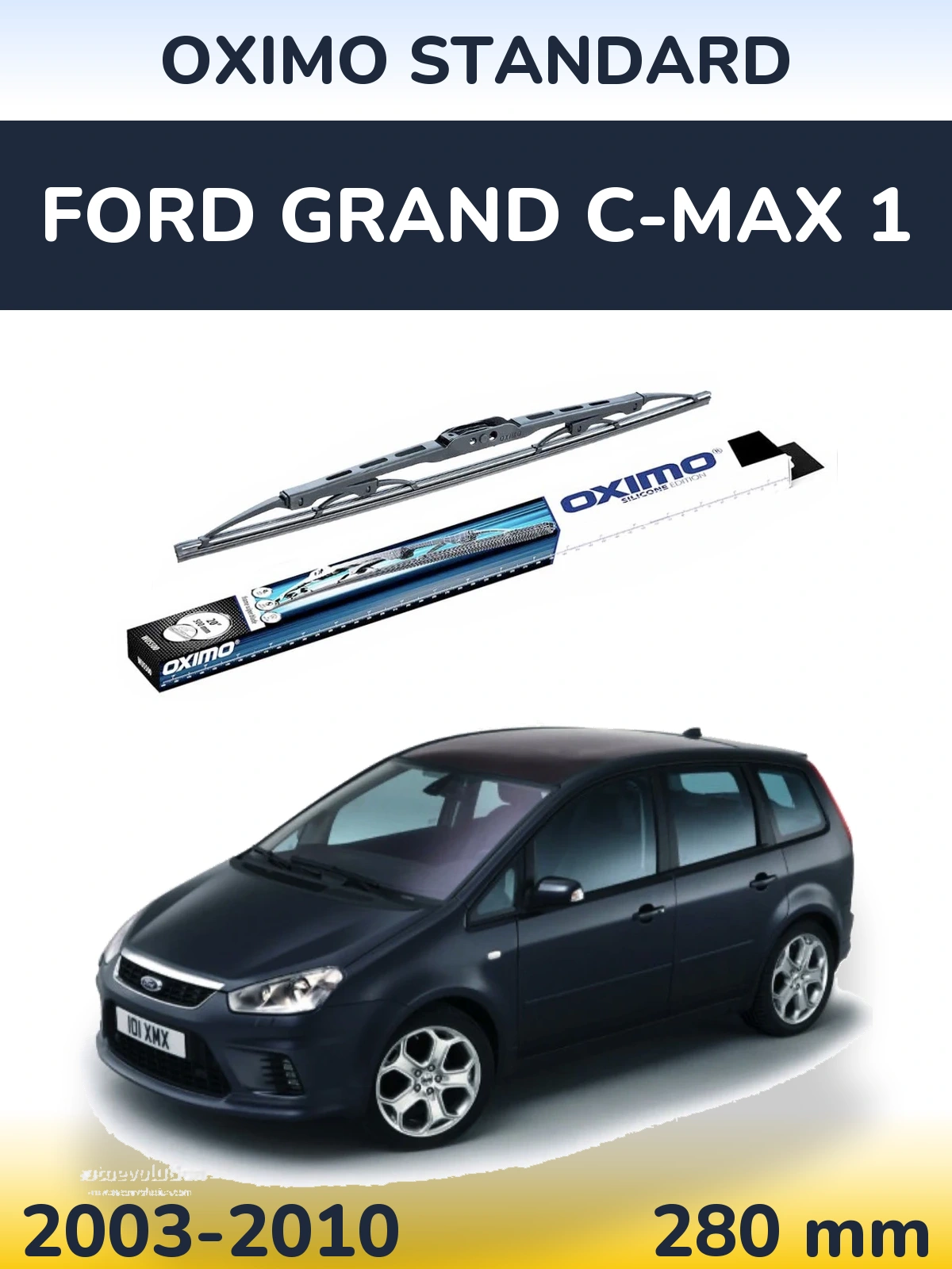 Rear wiper blade Oximo Standard 275 mm for Ford Grand C-MAX 1 2003-2010