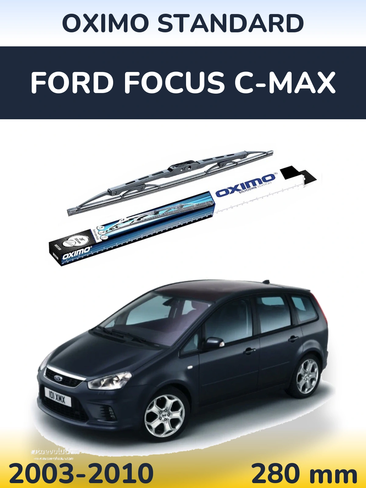 Задний дворник Oximo Standard 275 мм для Ford Focus C-MAX 2003-2010