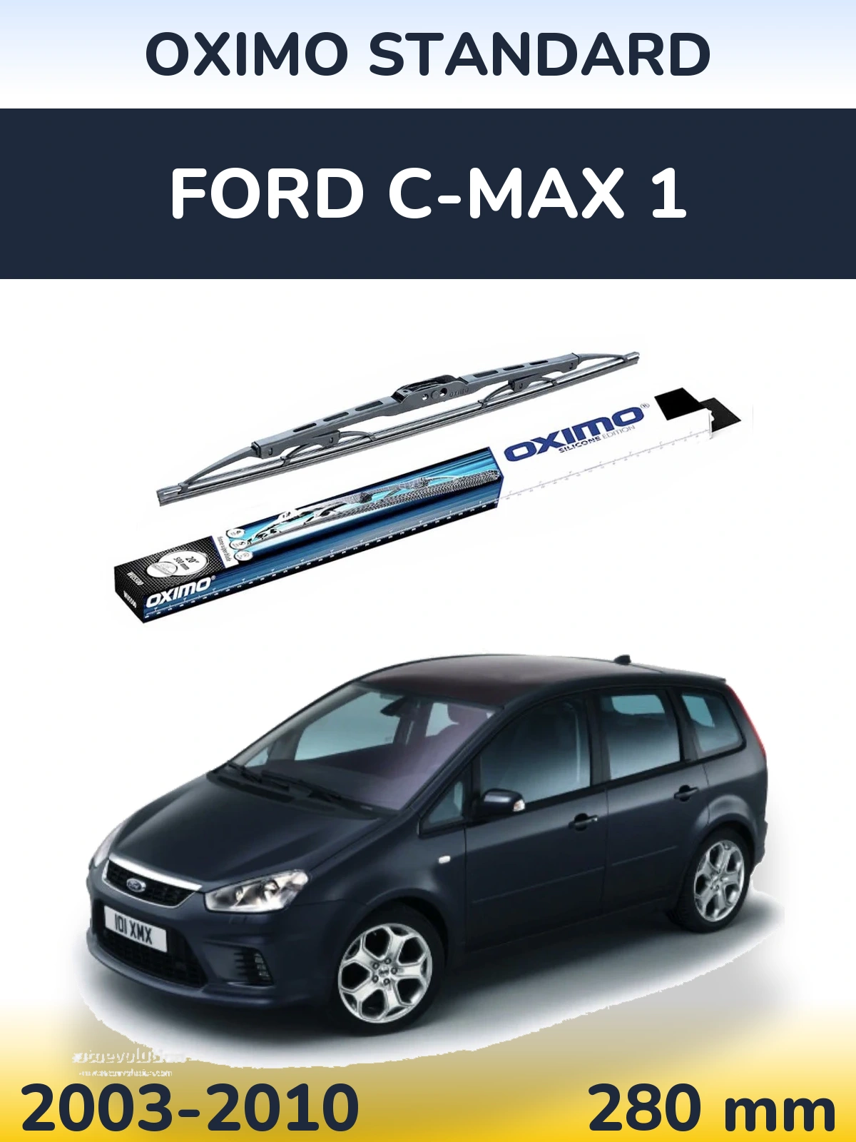 Rear wiper blade Oximo Standard 275 mm for Ford C-MAX 1 2003-2010