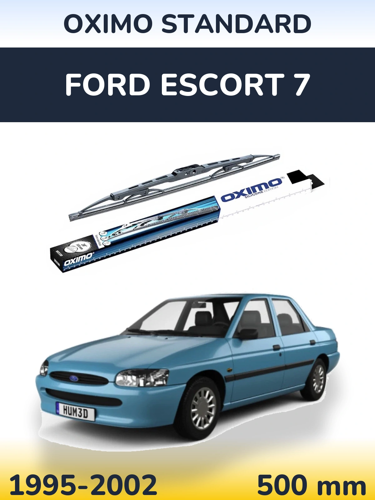 Задня щітка Oximo Standard 500 мм для Ford Escort 7 1995-2002