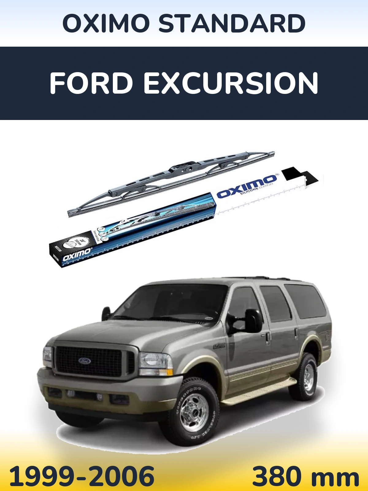 Rear wiper blade Oximo Standard 375 mm for Ford Excursion 1999-2006