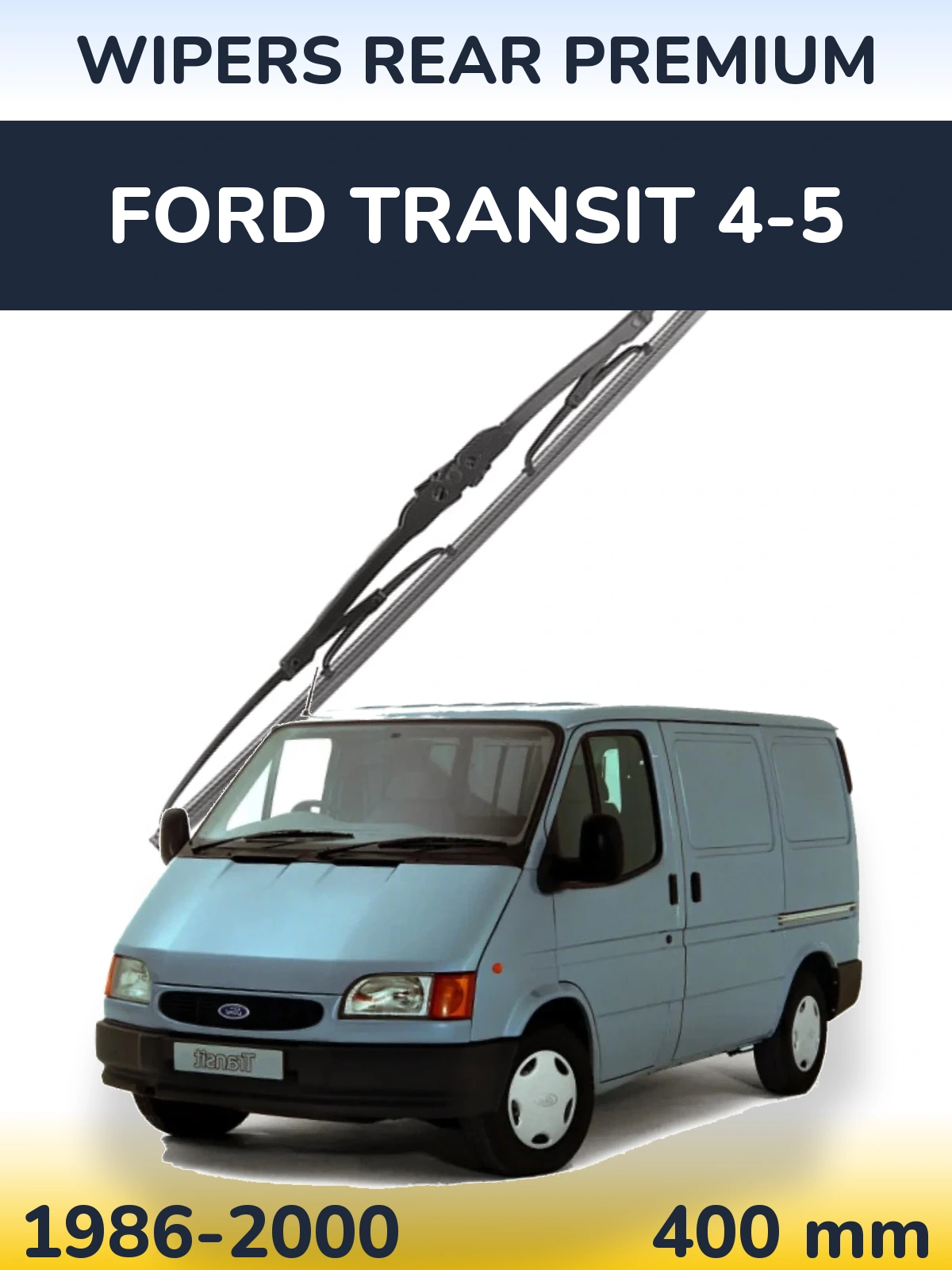 Задний дворник WIPERS REAR PREMIUM 400 мм для Ford Transit 4-5 1986-2000