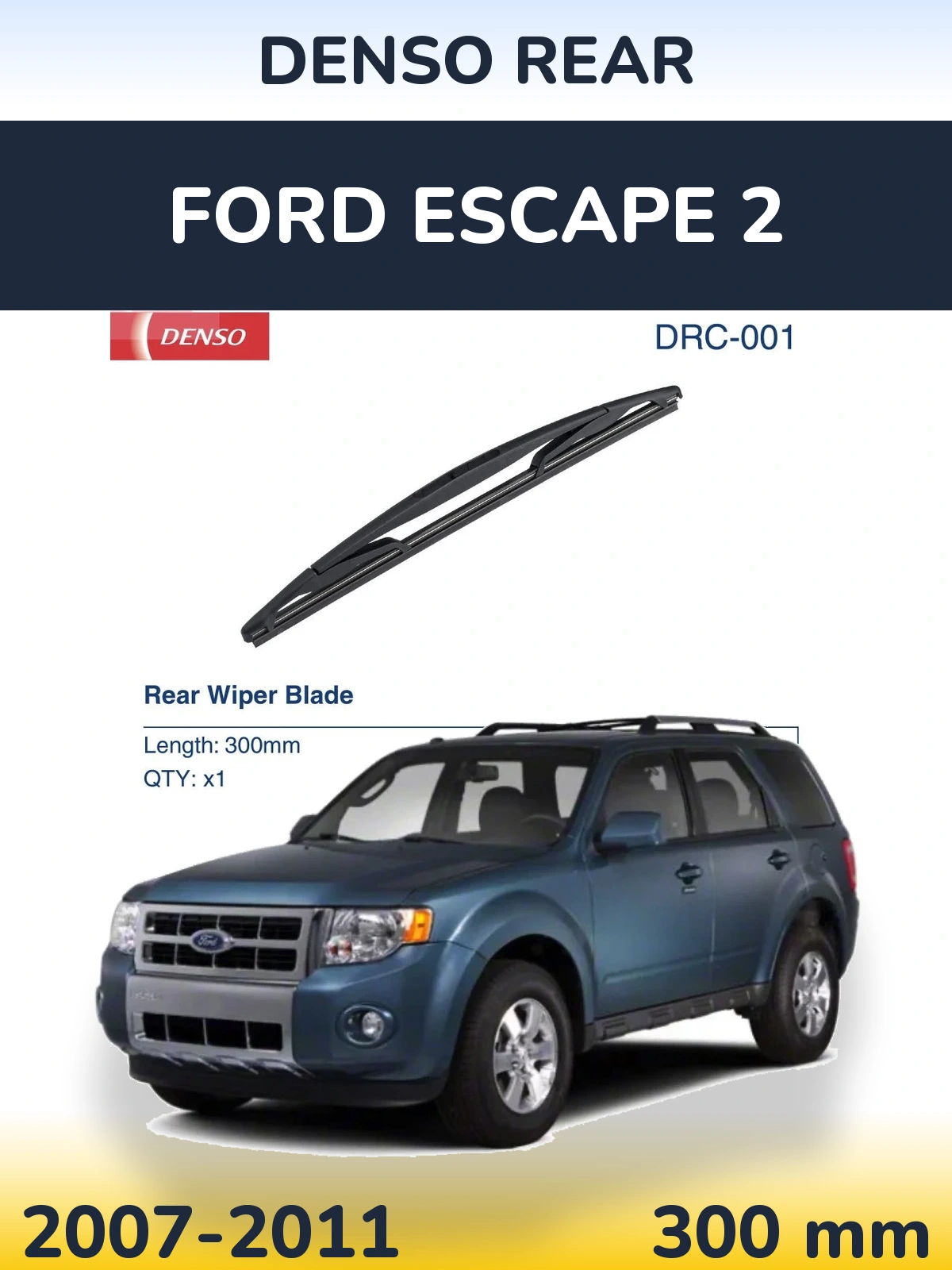 Задний дворник Denso Rear 300 мм для Ford Escape 2 2007-2011