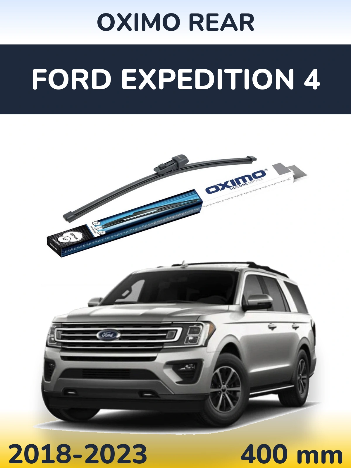 Rear wiper blade Oximo Rear 400 mm for Ford Expedition 4 2018-2023