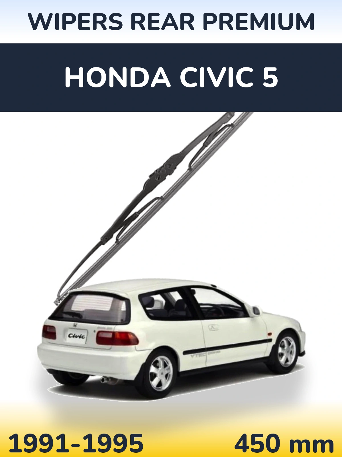 Задня щітка WIPERS REAR PREMIUM 450 мм для Honda Civic 5 1991-1995