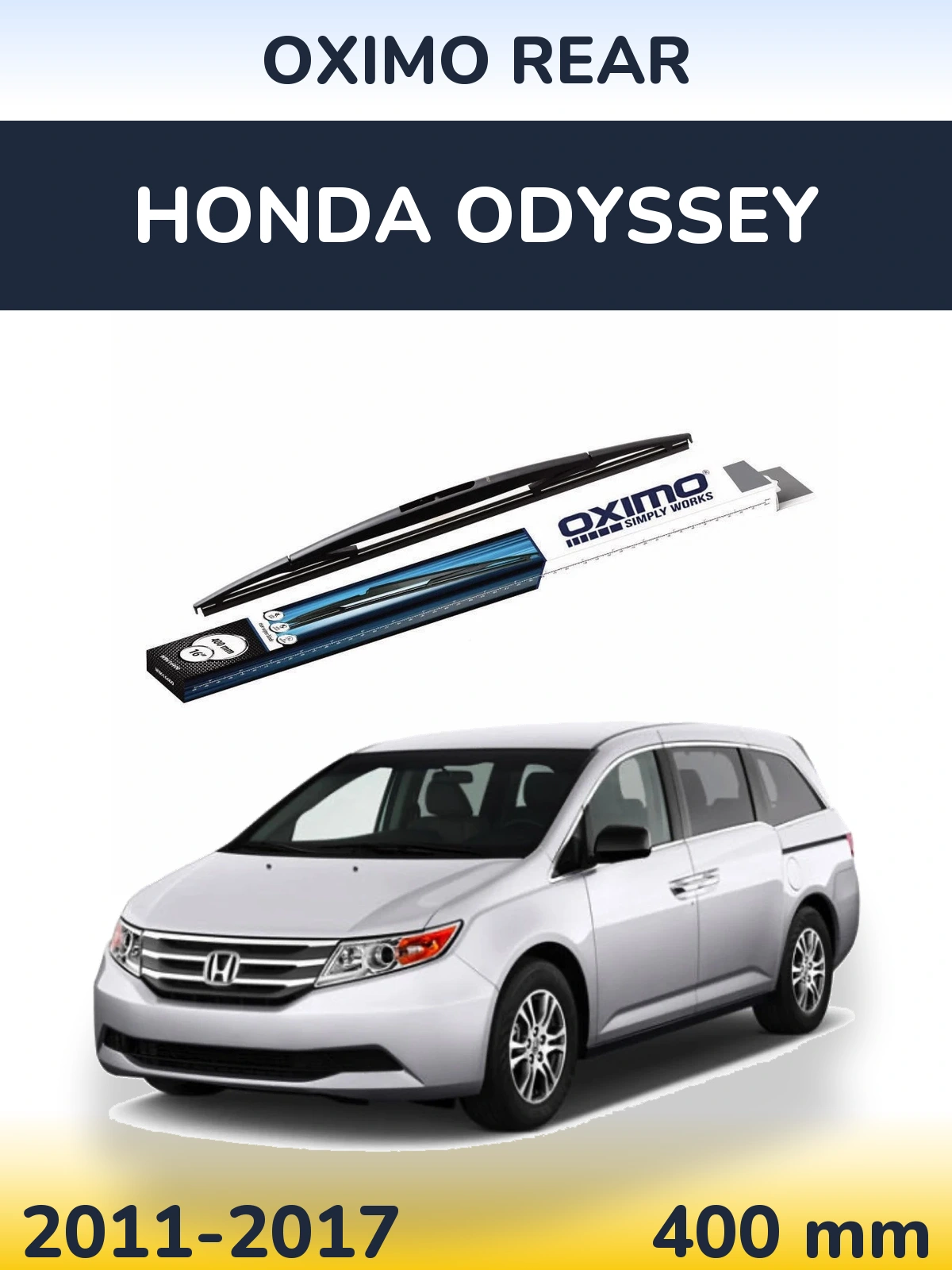 Задня щітка Oximo Rear 400 мм для Honda Odyssey 2011-2017