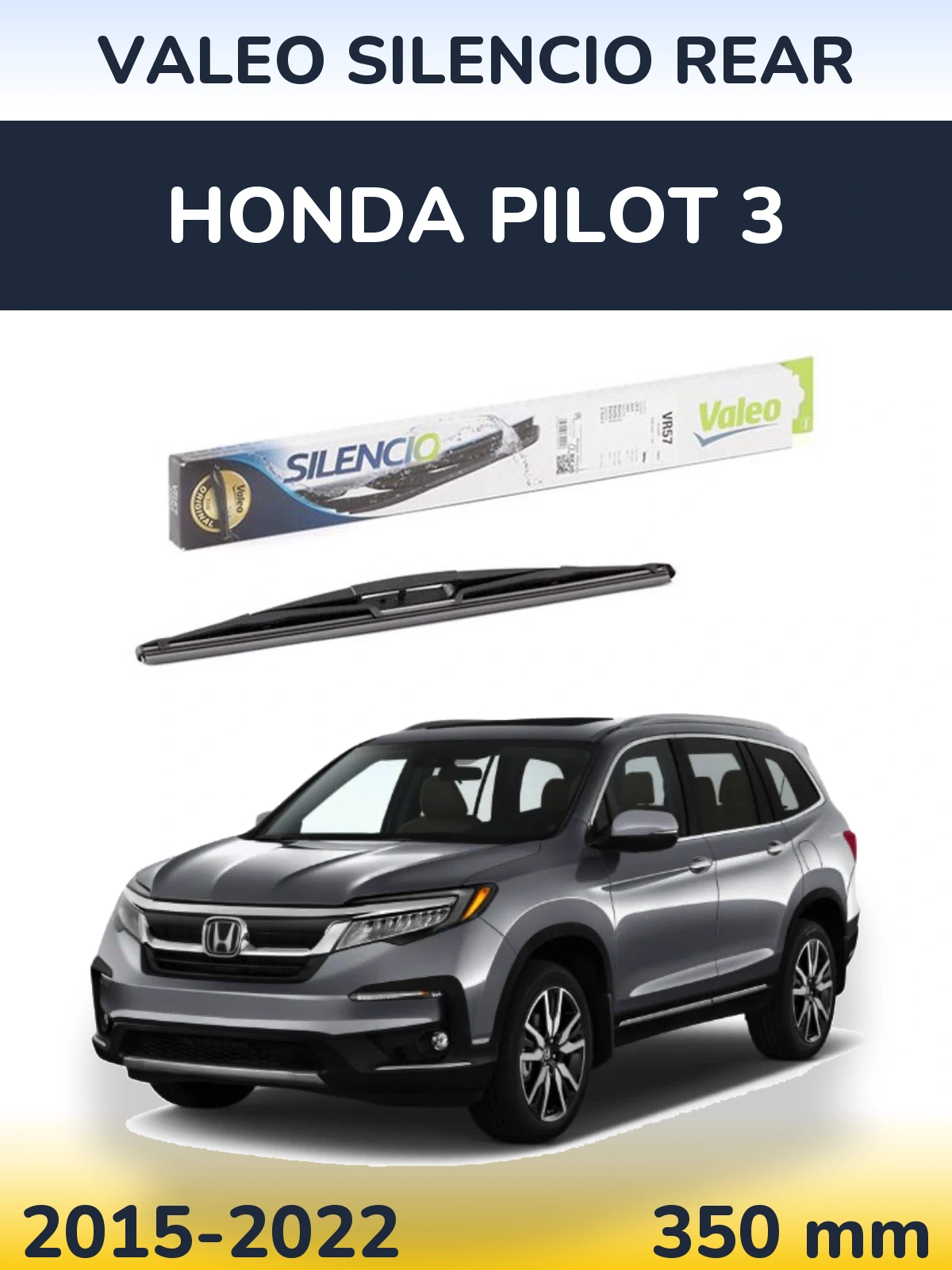 Tylna wycieraczka Valeo Silencio Rear 345 mm do Honda Pilot 3 2015-2022