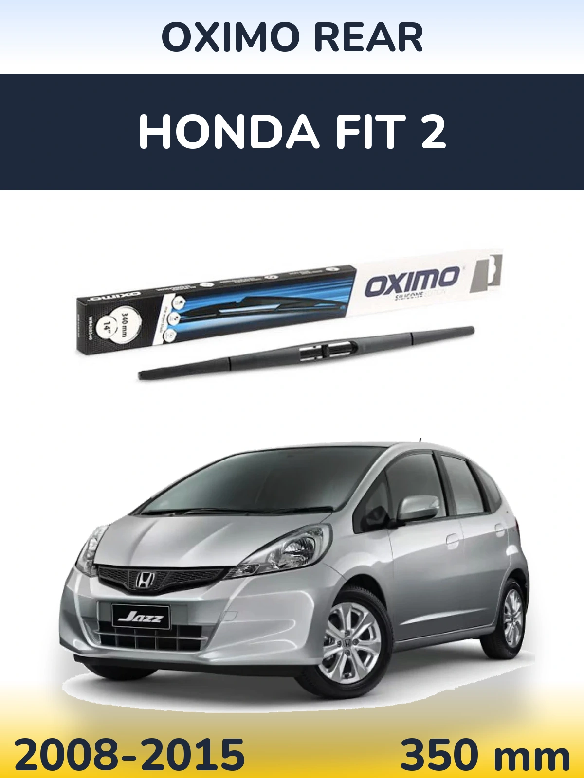 Задний дворник Oximo Rear 350 мм для Honda Fit 2 2008-2015