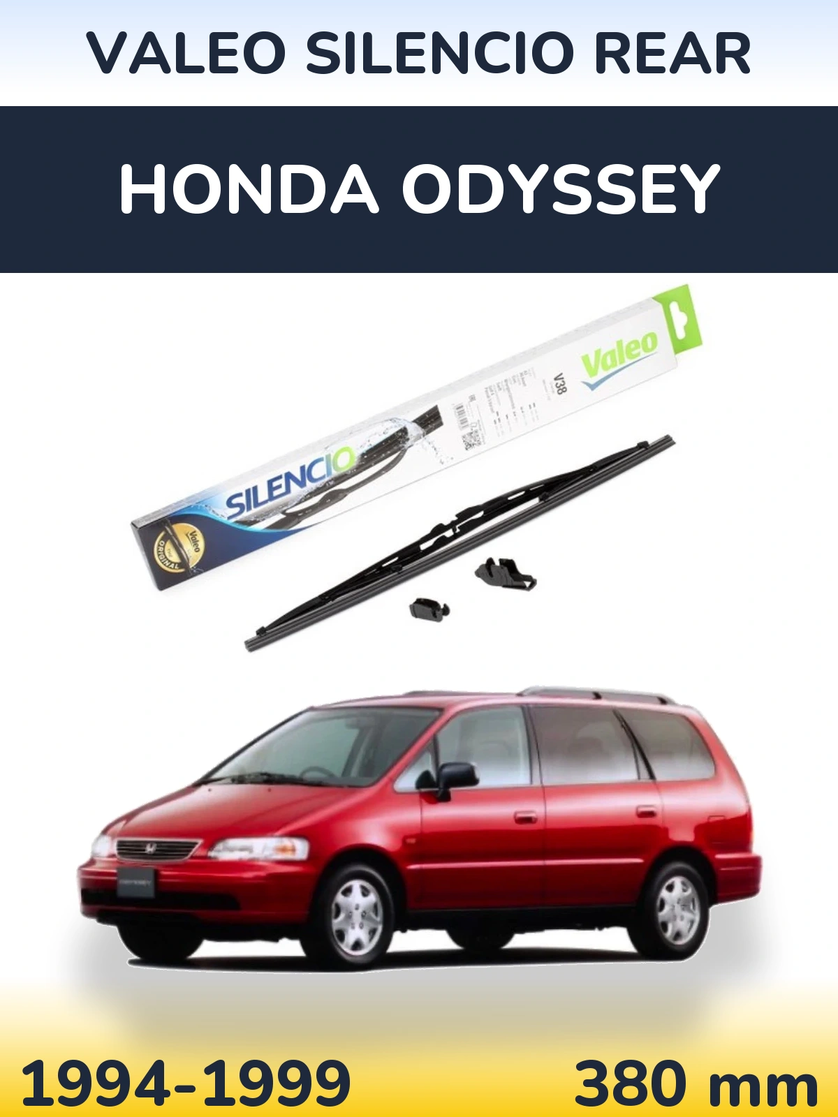 Задний дворник Valeo Silencio Rear 380 мм для Honda Odyssey 1994-1999