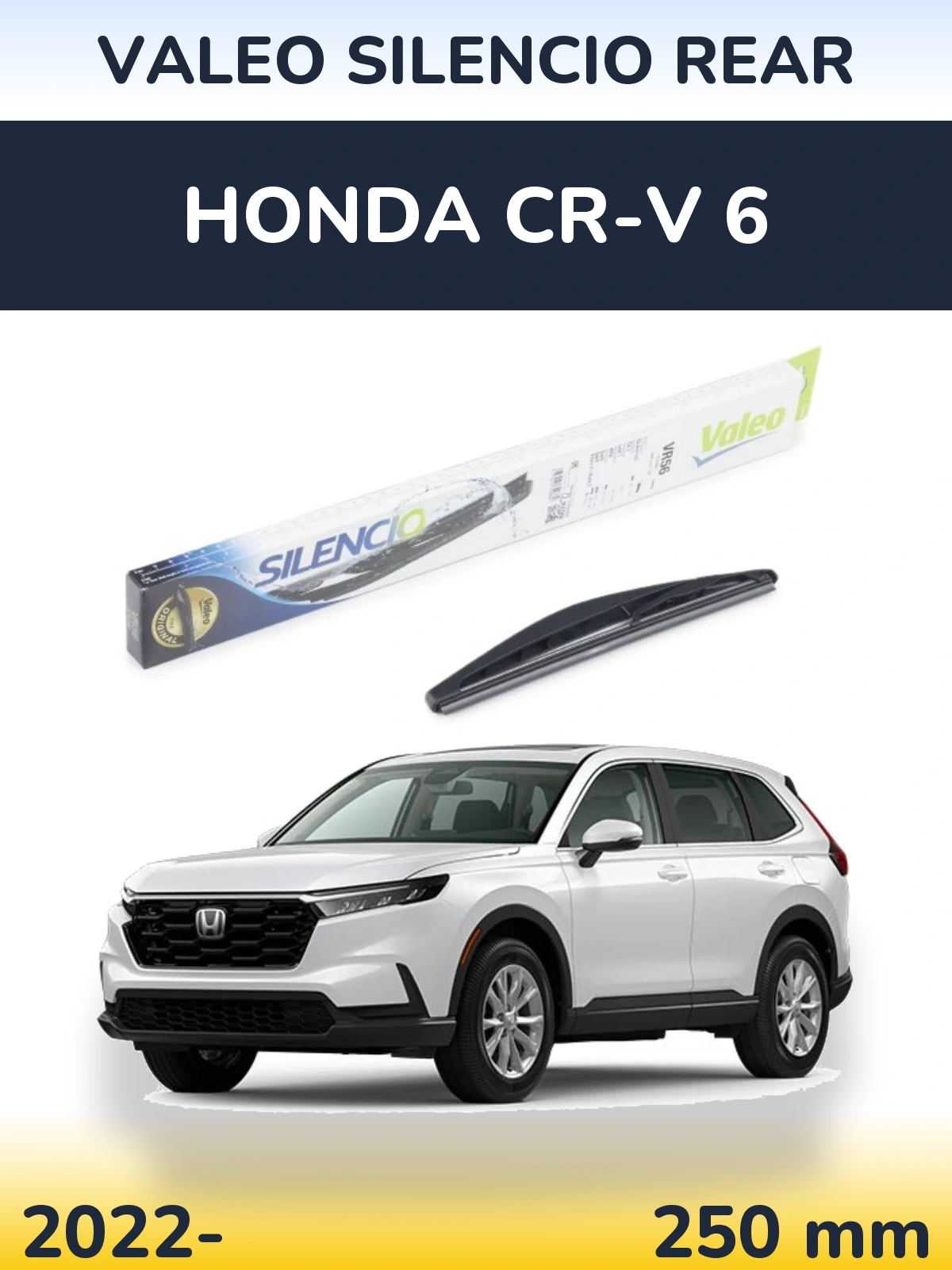 Задня щітка Valeo Silencio Rear 240 мм для Honda CR-V 6 2022-2026
