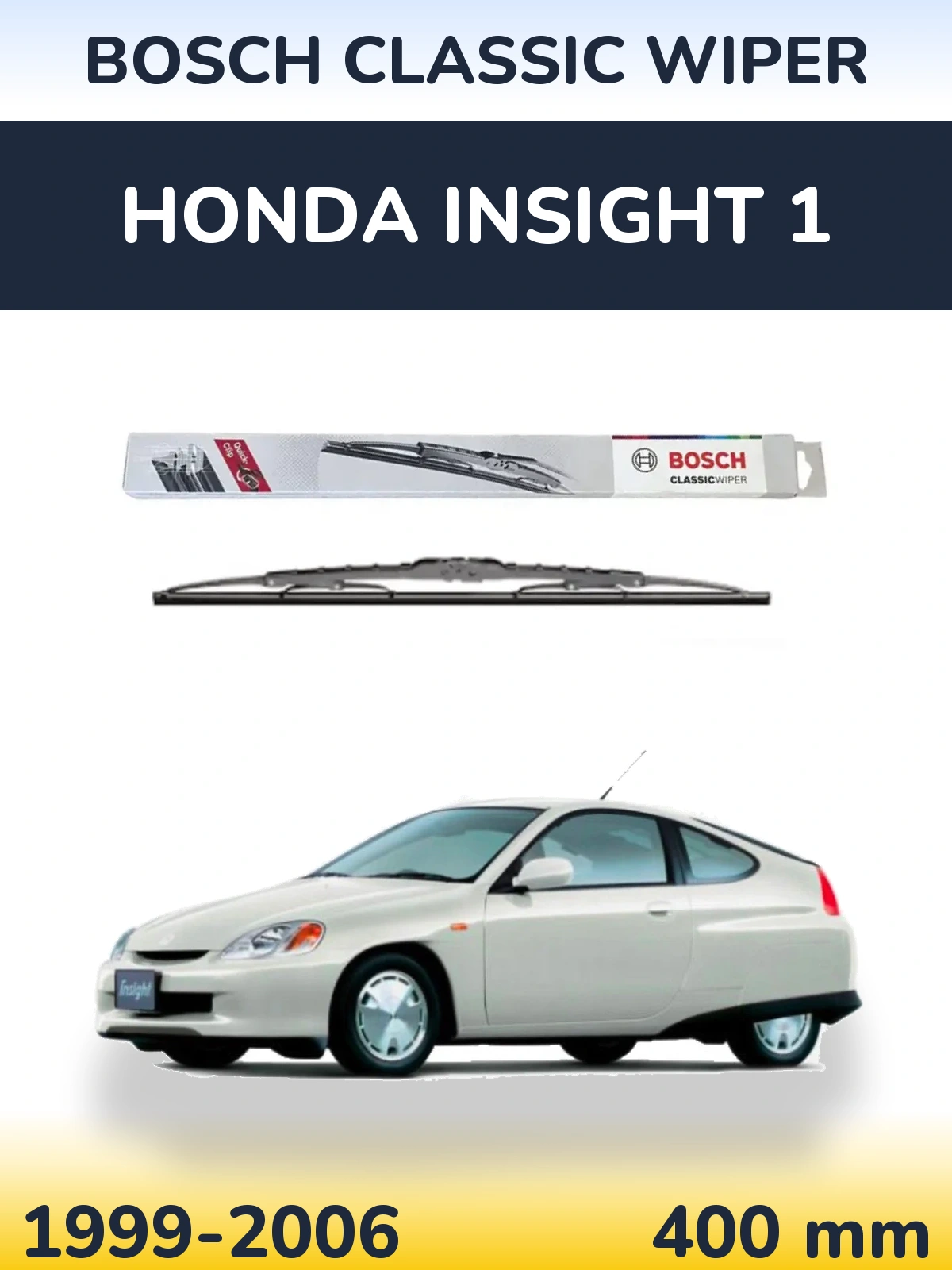 Tylna wycieraczka BOSCH Classic Wiper 400 mm do Honda Insight 1 1999-2006