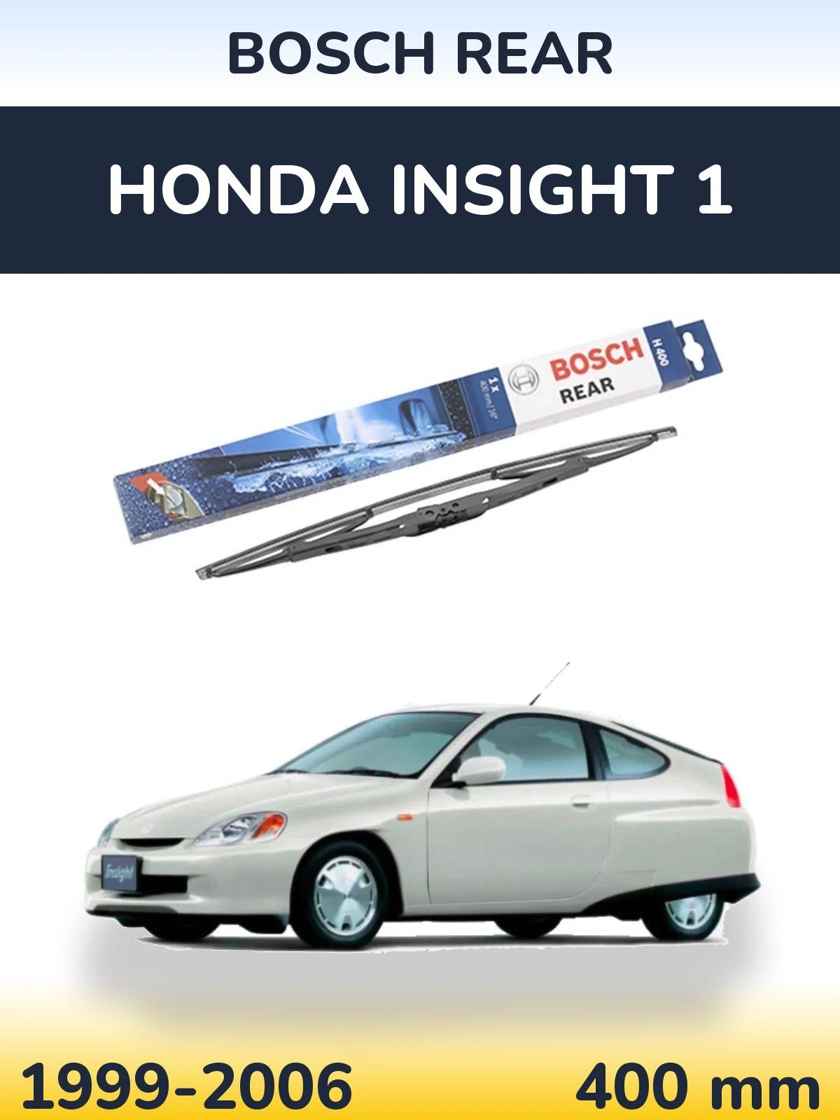 Задний дворник BOSCH Rear 400 мм для Honda Insight 1 1999-2006