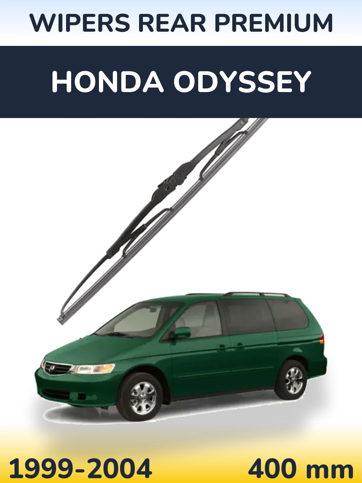 Rear wiper blade WIPERS REAR PREMIUM 400 mm for Honda Odyssey 1999-2004