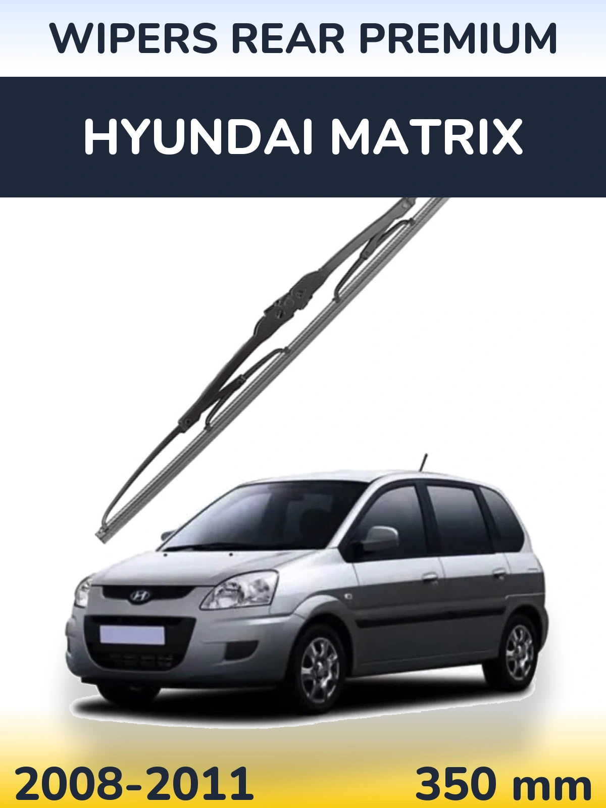 Rear wiper blade WIPERS REAR PREMIUM 350 mm for Hyundai Matrix 2008-2011