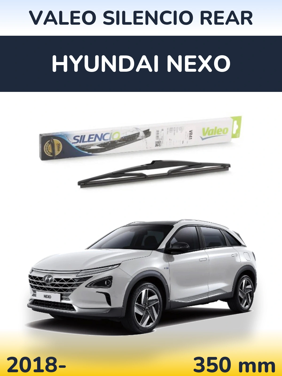 Tylna wycieraczka Valeo Silencio Rear 345 mm do Hyundai Nexo 2018-2026
