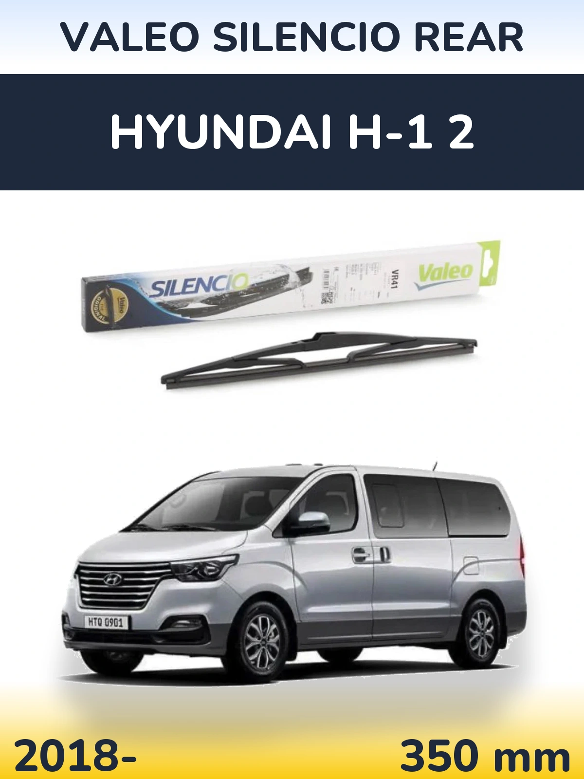 Tylna wycieraczka Valeo Silencio Rear 345 mm do Hyundai H-1 2 2018-2026