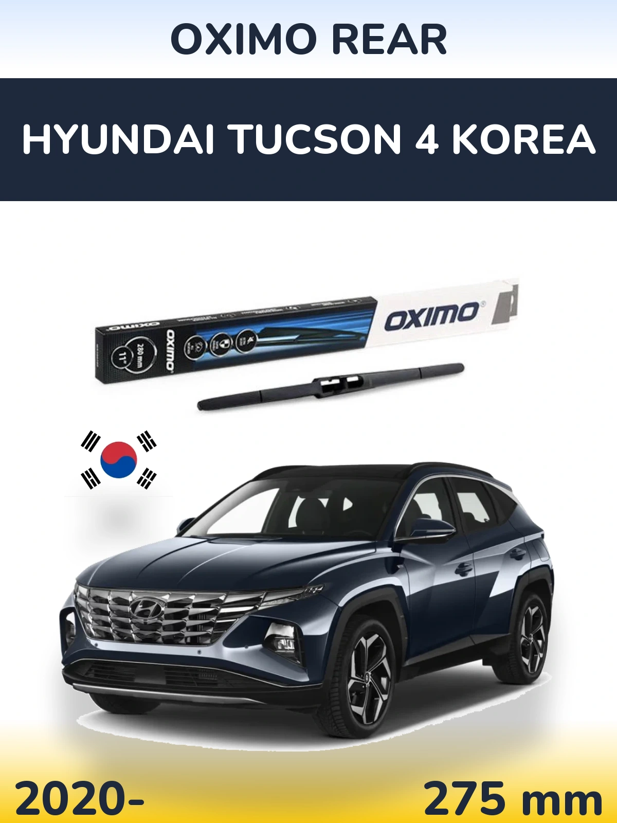 Tylna wycieraczka Oximo Rear 280 mm do Hyundai Tucson 4 Korea 2020-2026