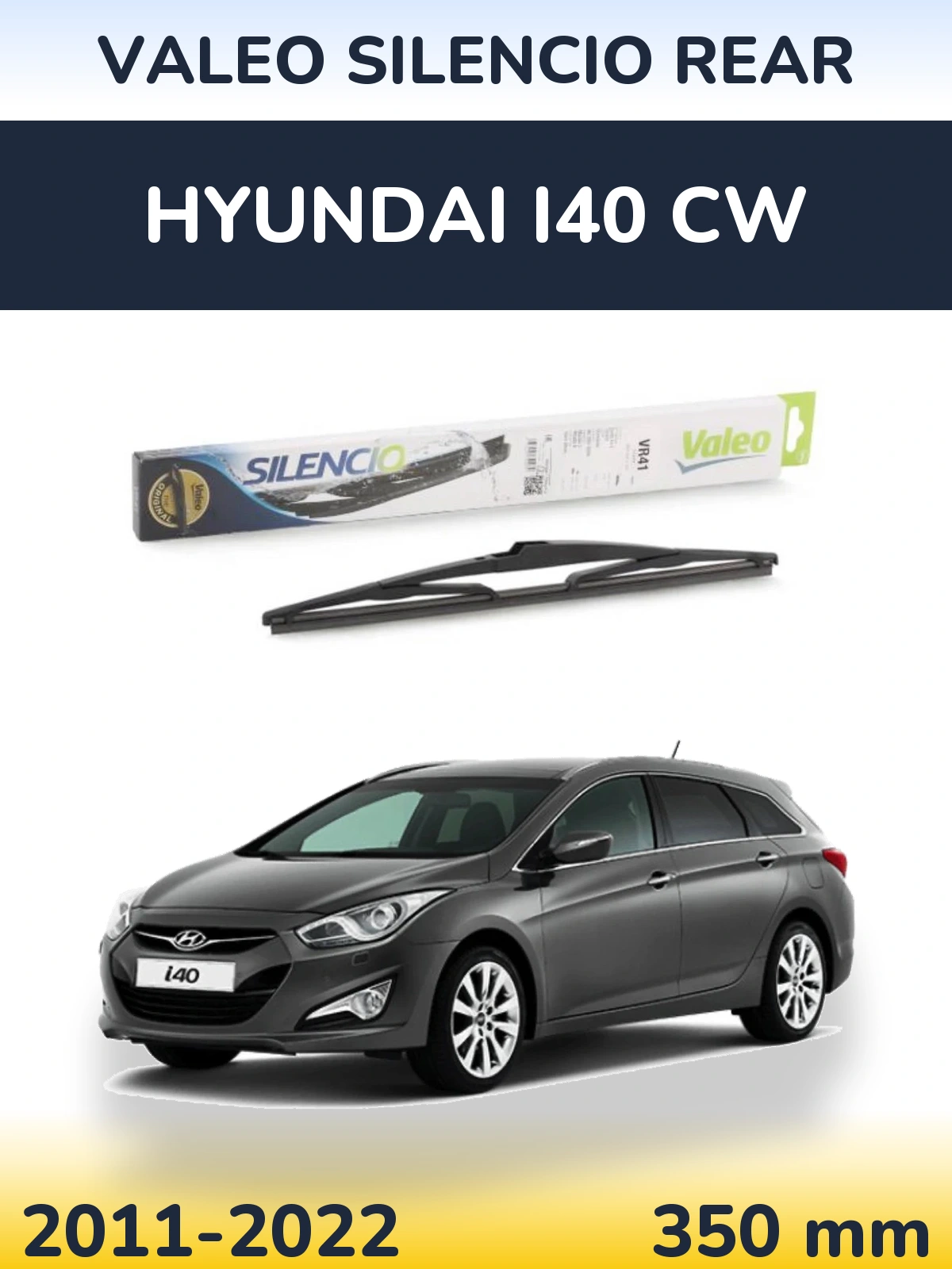 Tylna wycieraczka Valeo Silencio Rear 345 mm do Hyundai i40 CW 2011-2022