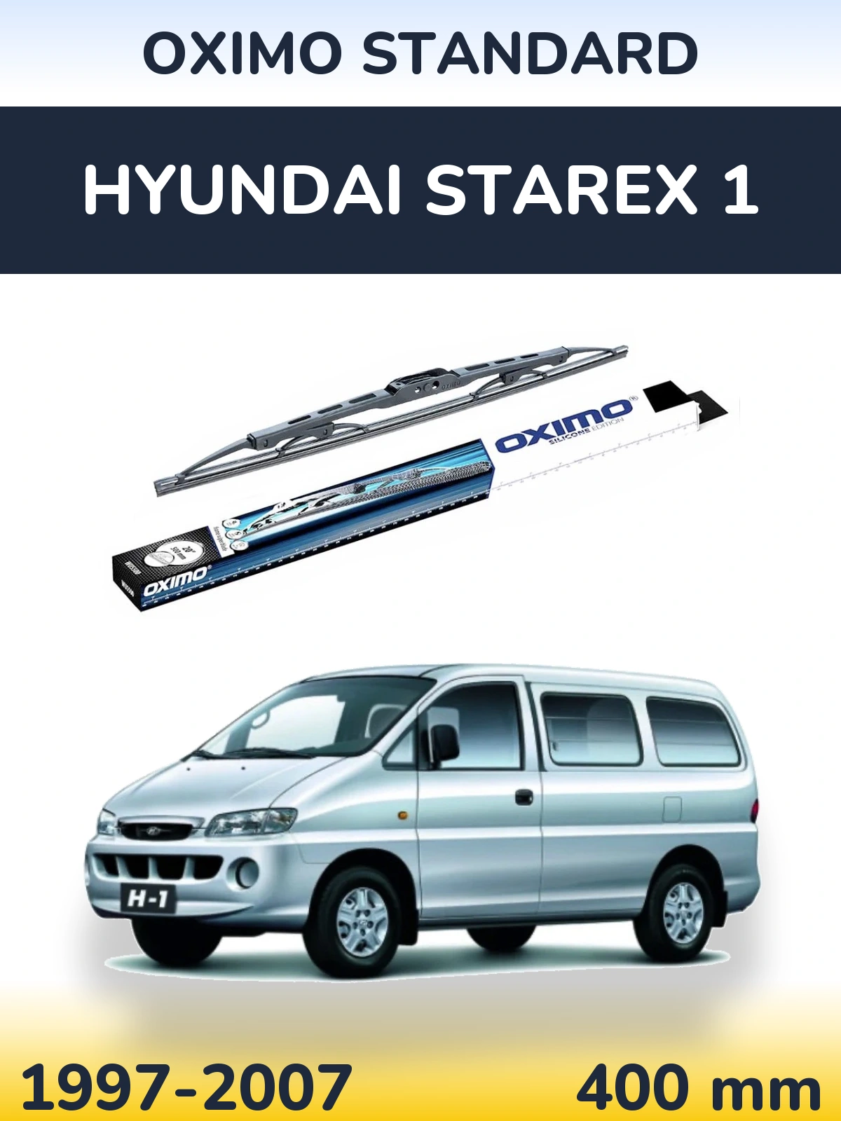 Tylna wycieraczka Oximo Standard 400 mm do Hyundai Starex 1 1997-2007