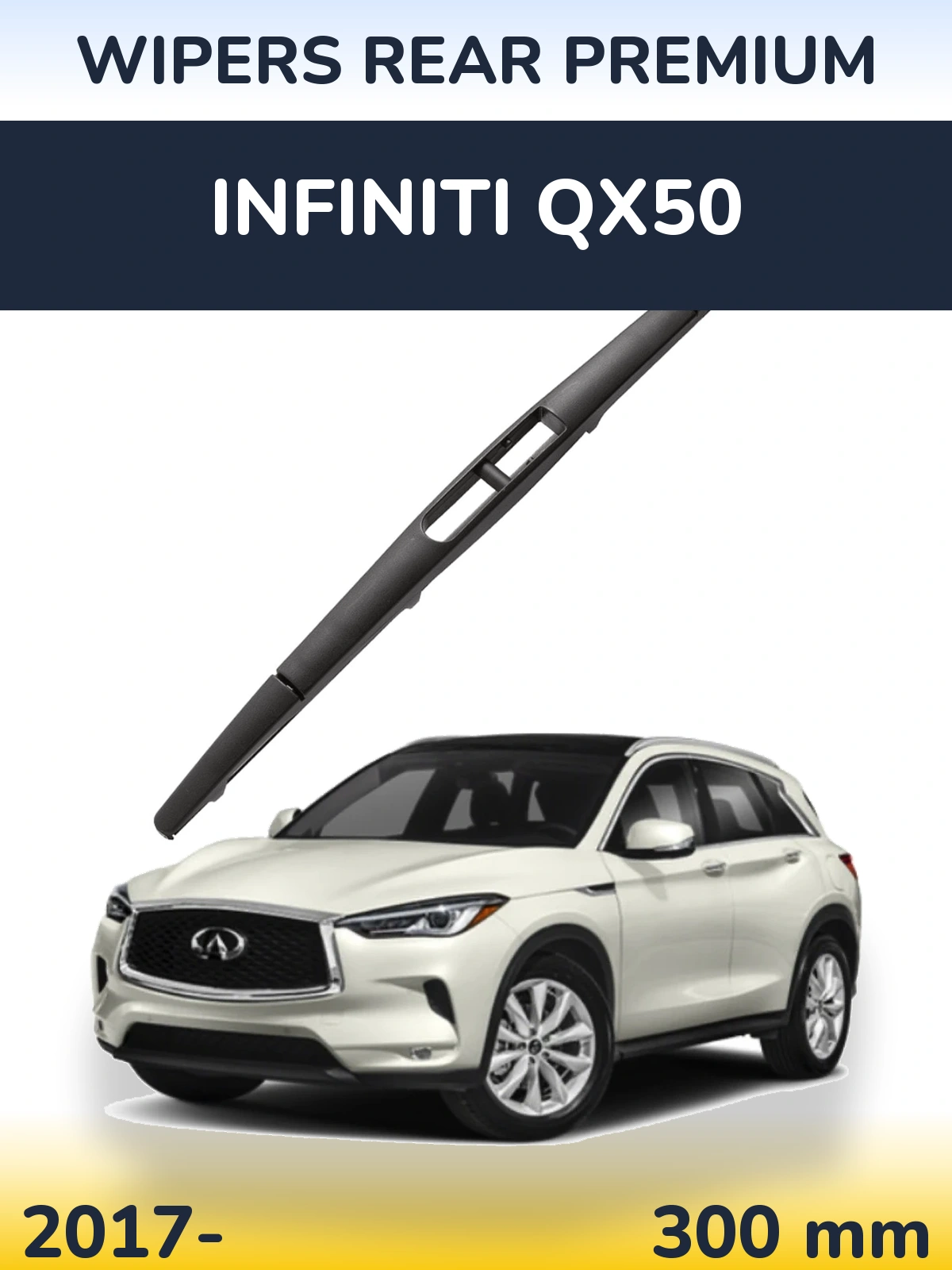 Rear wiper blade WIPERS REAR PREMIUM 300 mm for Infiniti QX50 2017-2026
