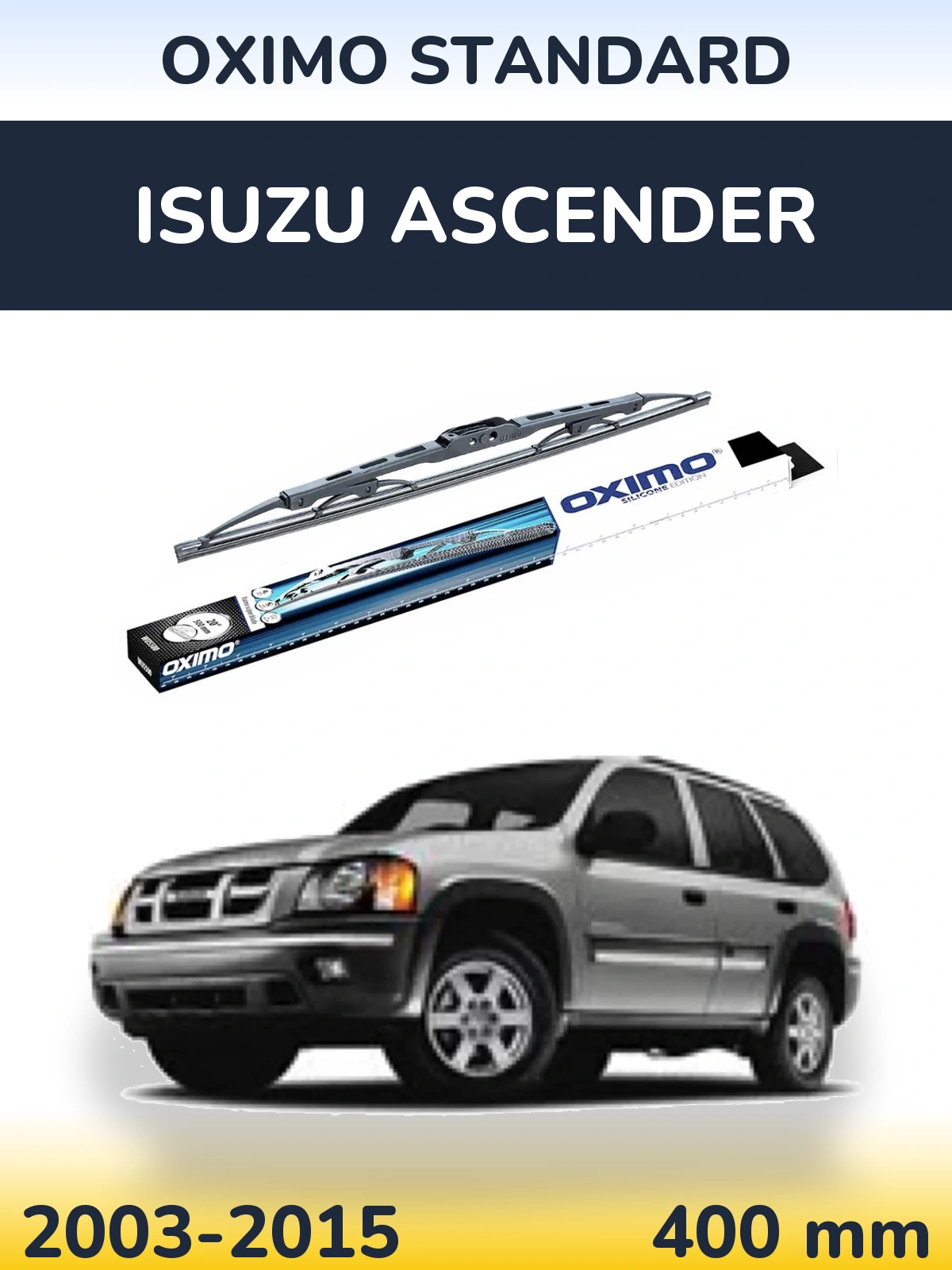 Задня щітка Oximo Standard 400 мм для Isuzu Ascender 2003-2015