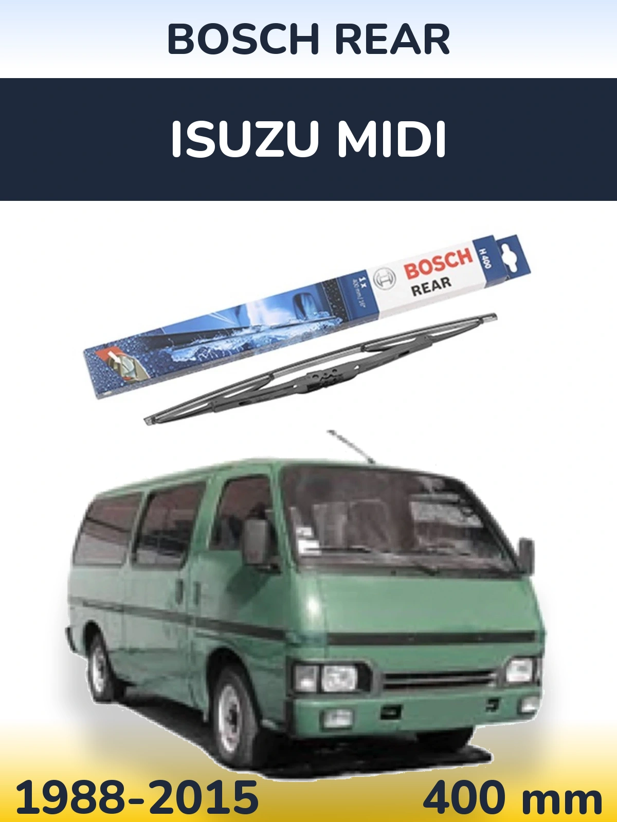 Задня щітка BOSCH Rear 400 мм для Isuzu Midi 1988-2015