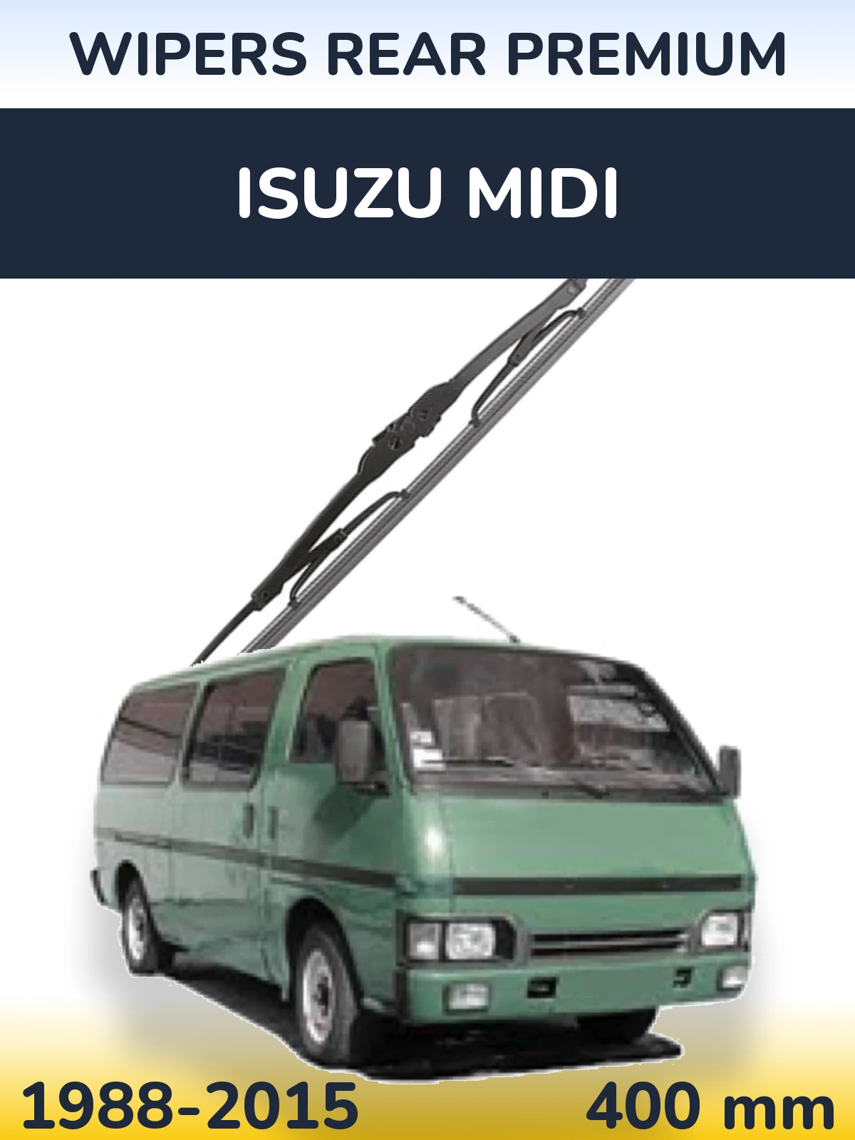 Задний дворник WIPERS REAR PREMIUM 400 мм для Isuzu Midi 1988-2015