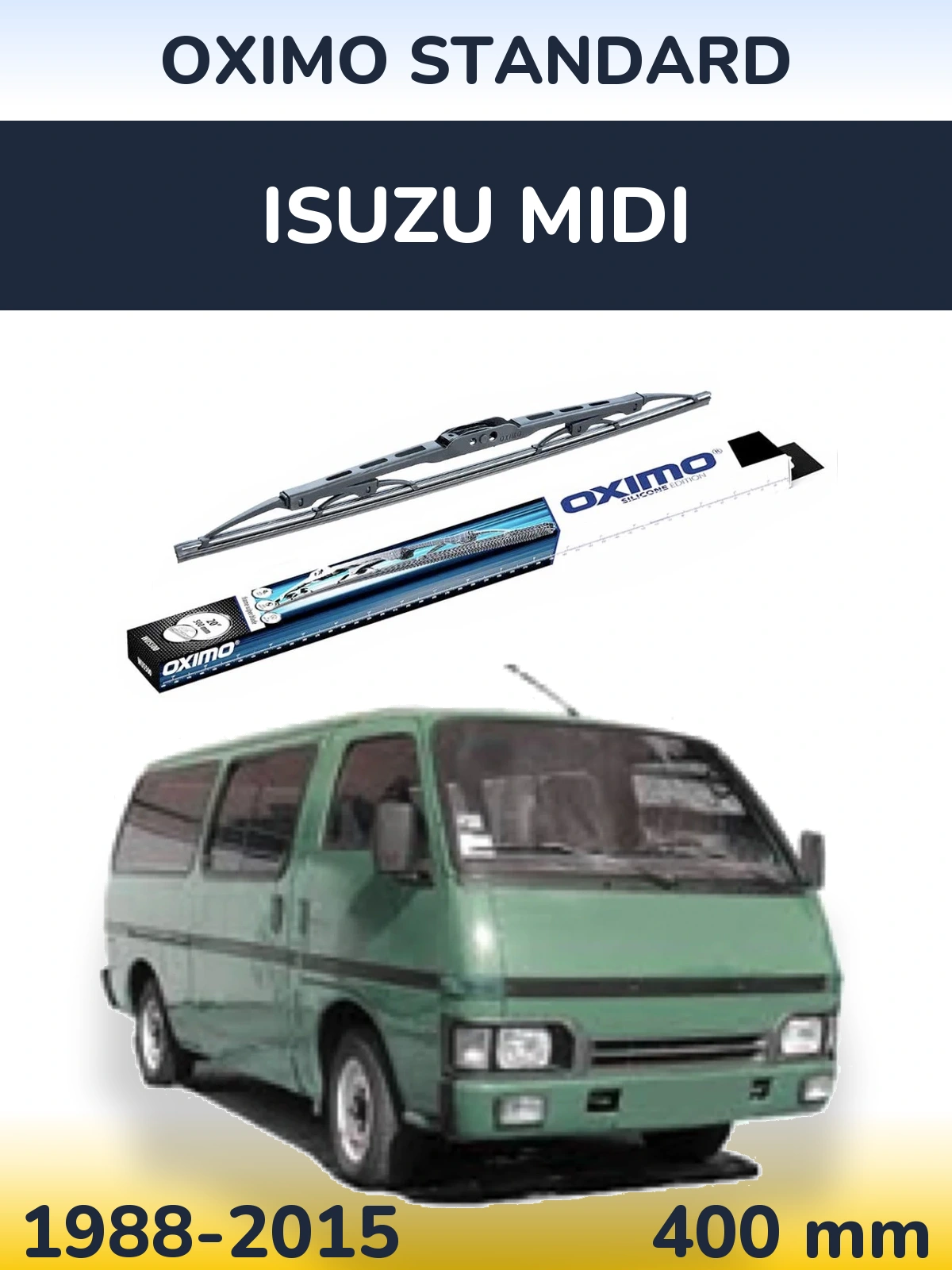 Задня щітка Oximo Standard 400 мм для Isuzu Midi 1988-2015