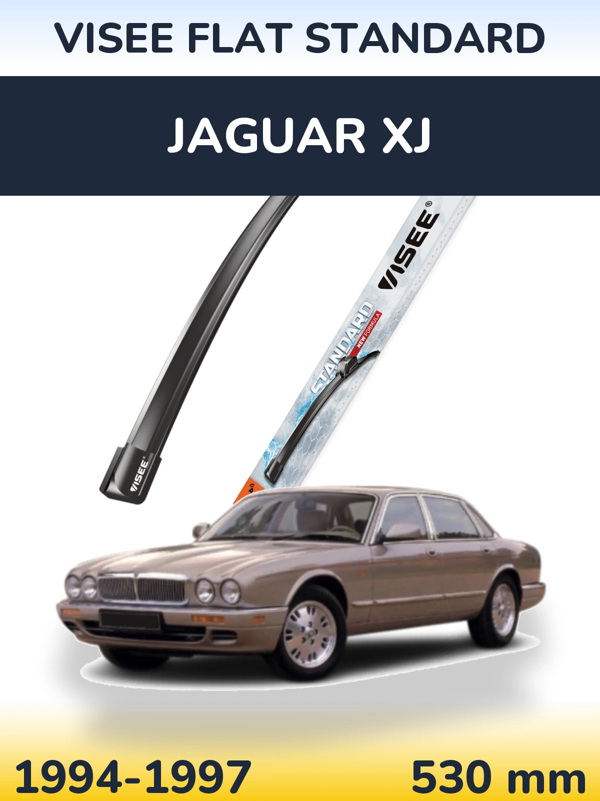 Передний дворник VISEE FLAT STANDARD 530 мм для Jaguar XJ 1994-1997