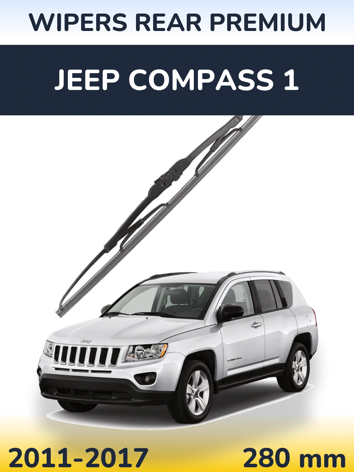 Tylna wycieraczka WIPERS REAR PREMIUM 280 mm do Jeep Compass 1 2011-2017