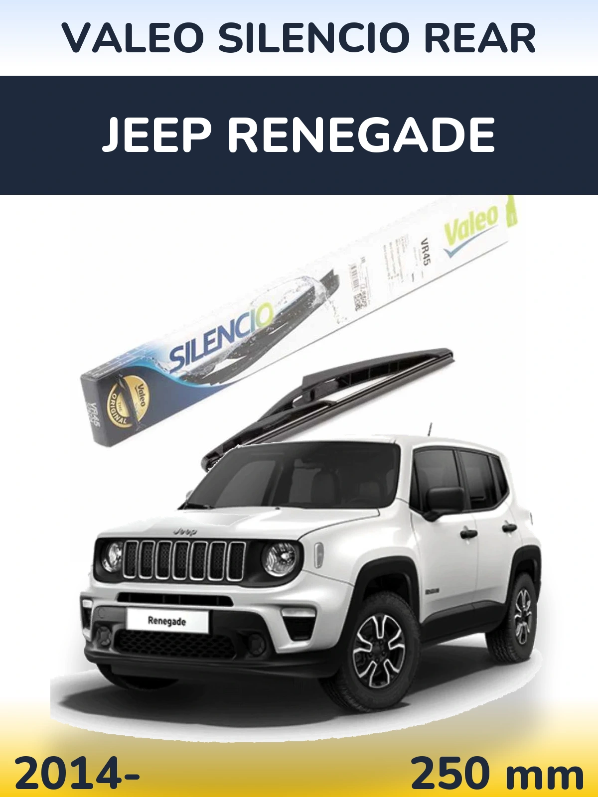 Tylna wycieraczka Valeo Silencio Rear 240 mm do Jeep Renegade 2014-2026