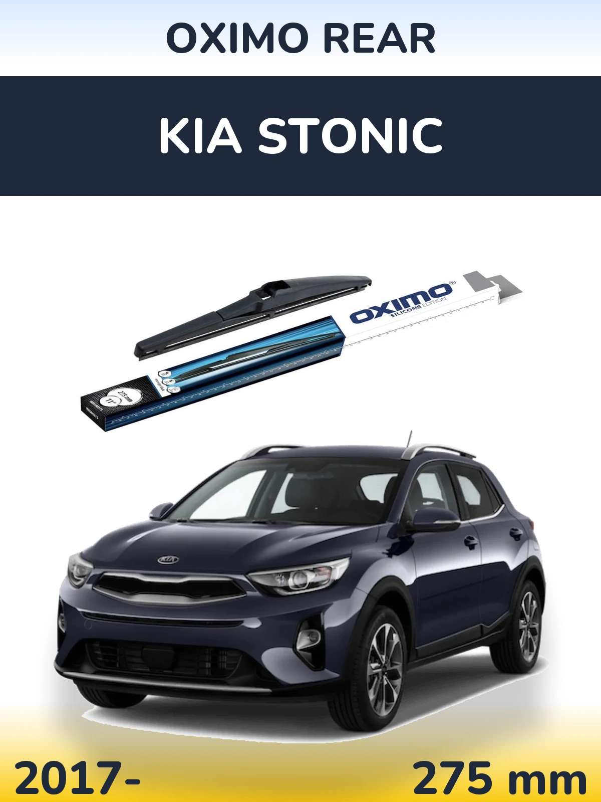 Задний дворник Oximo Rear 280 мм для KIA Stonic 2017-2026