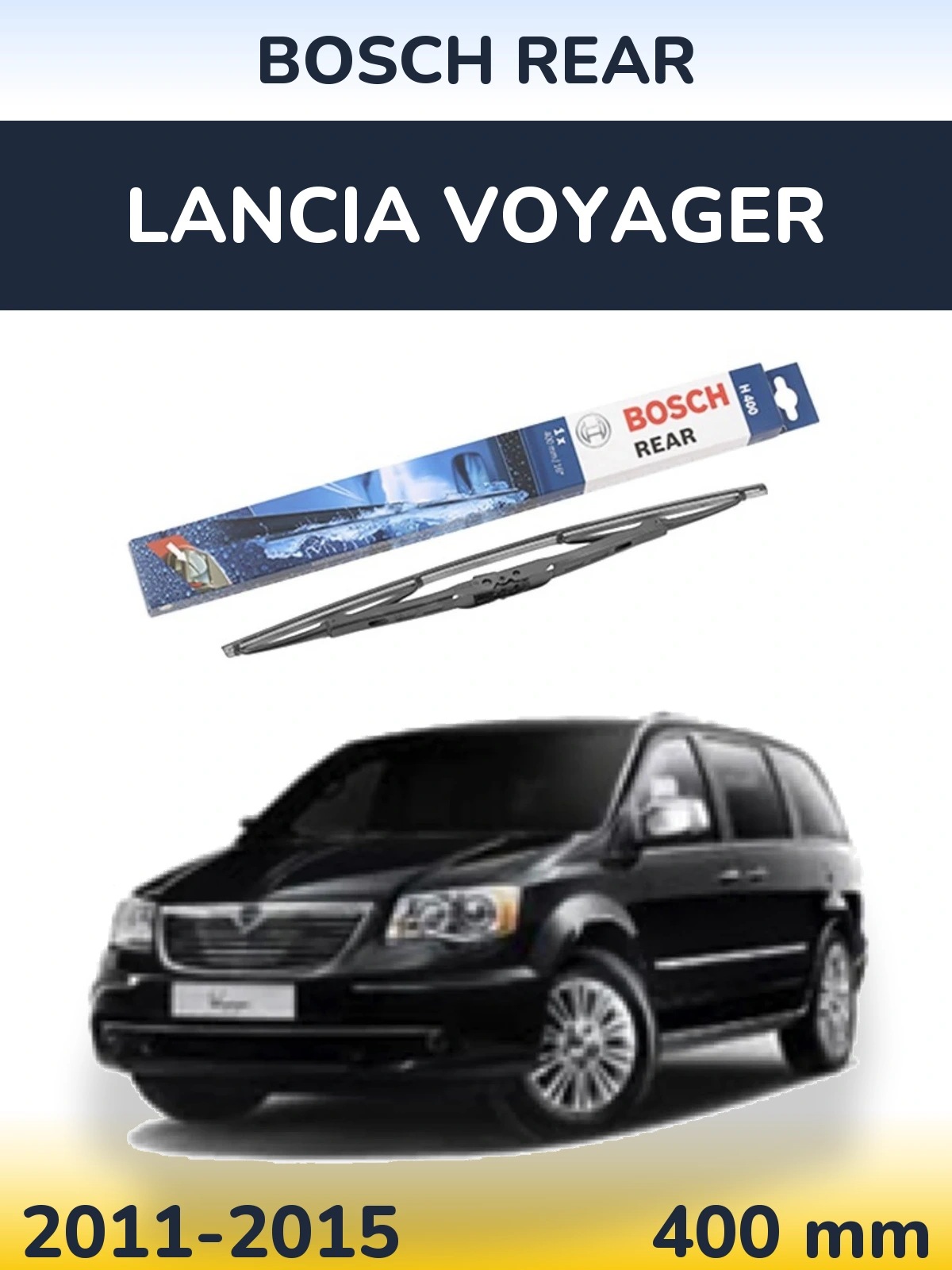 Tylna wycieraczka BOSCH Rear 400 mm do Lancia Voyager 2011-2015