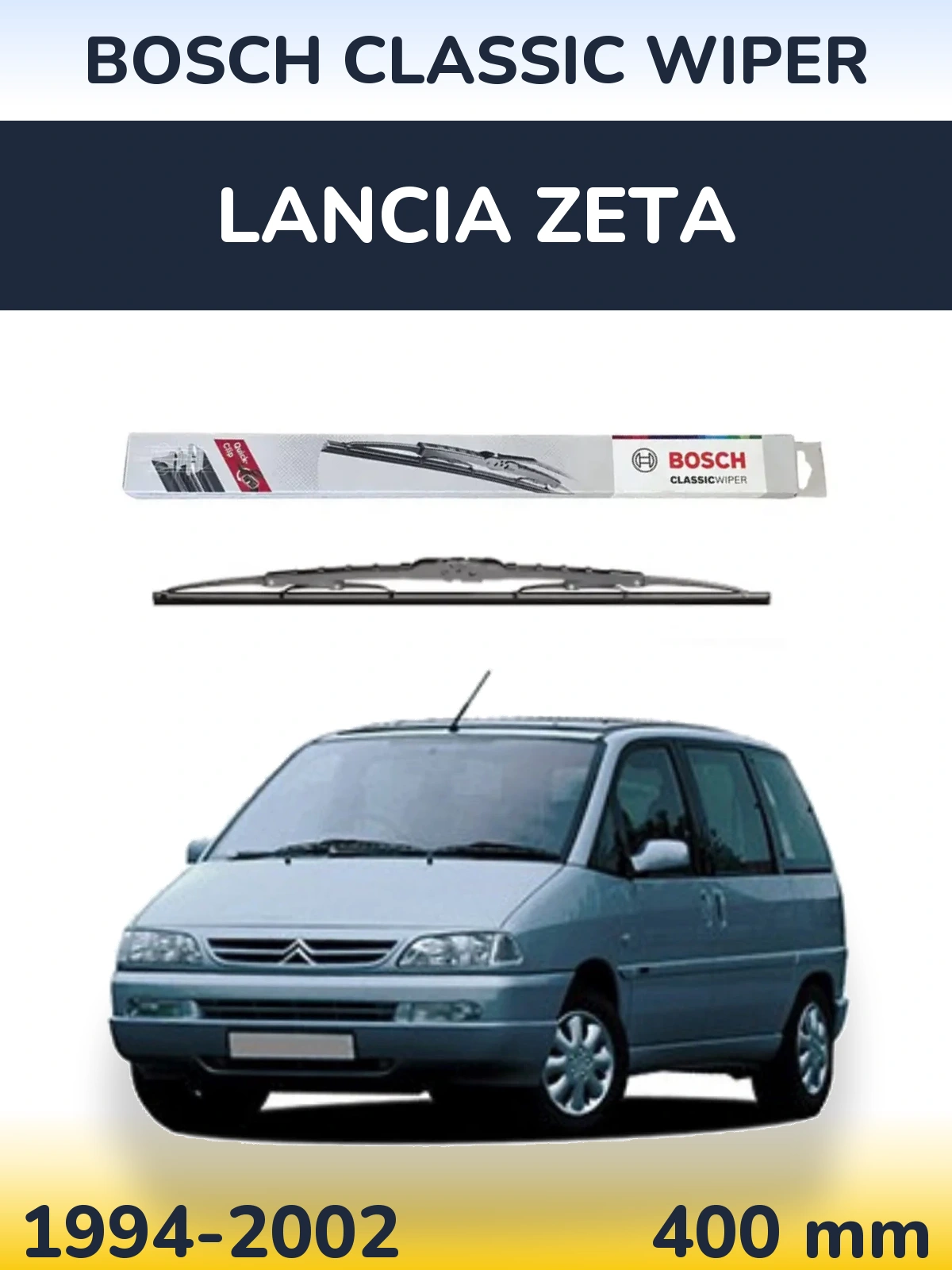 Tylna wycieraczka BOSCH Classic Wiper 400 mm do Lancia Zeta 1994-2002