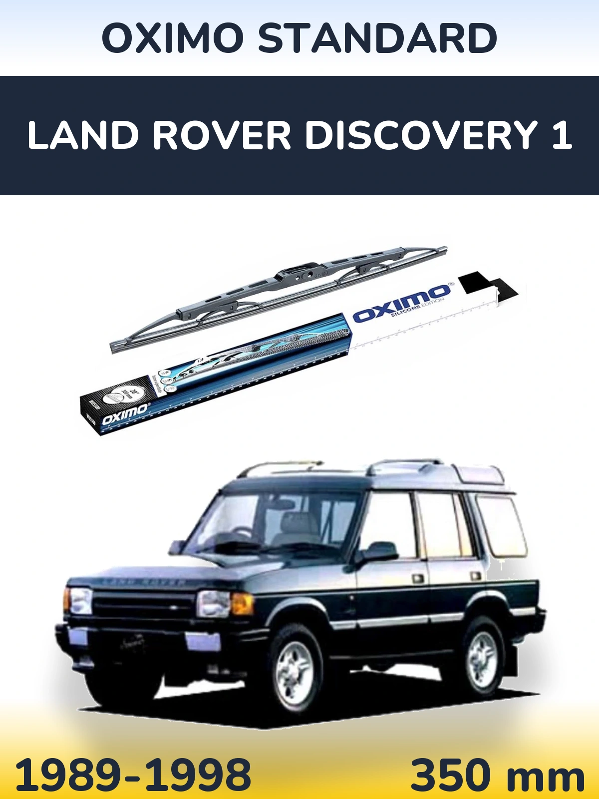 Rear wiper blade Oximo Standard 350 mm for Land Rover Discovery 1 1989-1998