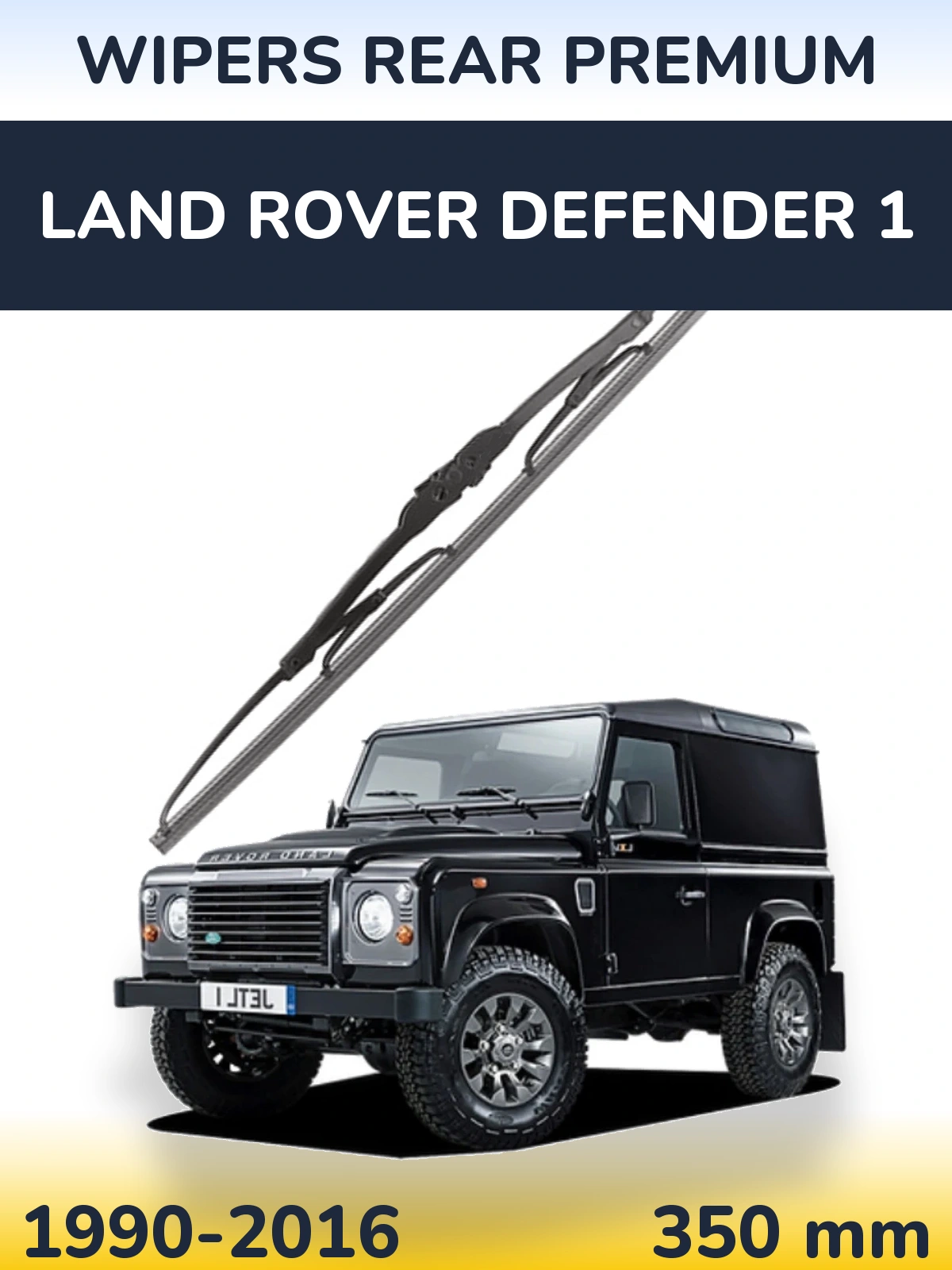 Rear wiper blade WIPERS REAR PREMIUM 350 mm for Land Rover Defender 1 1990-2016