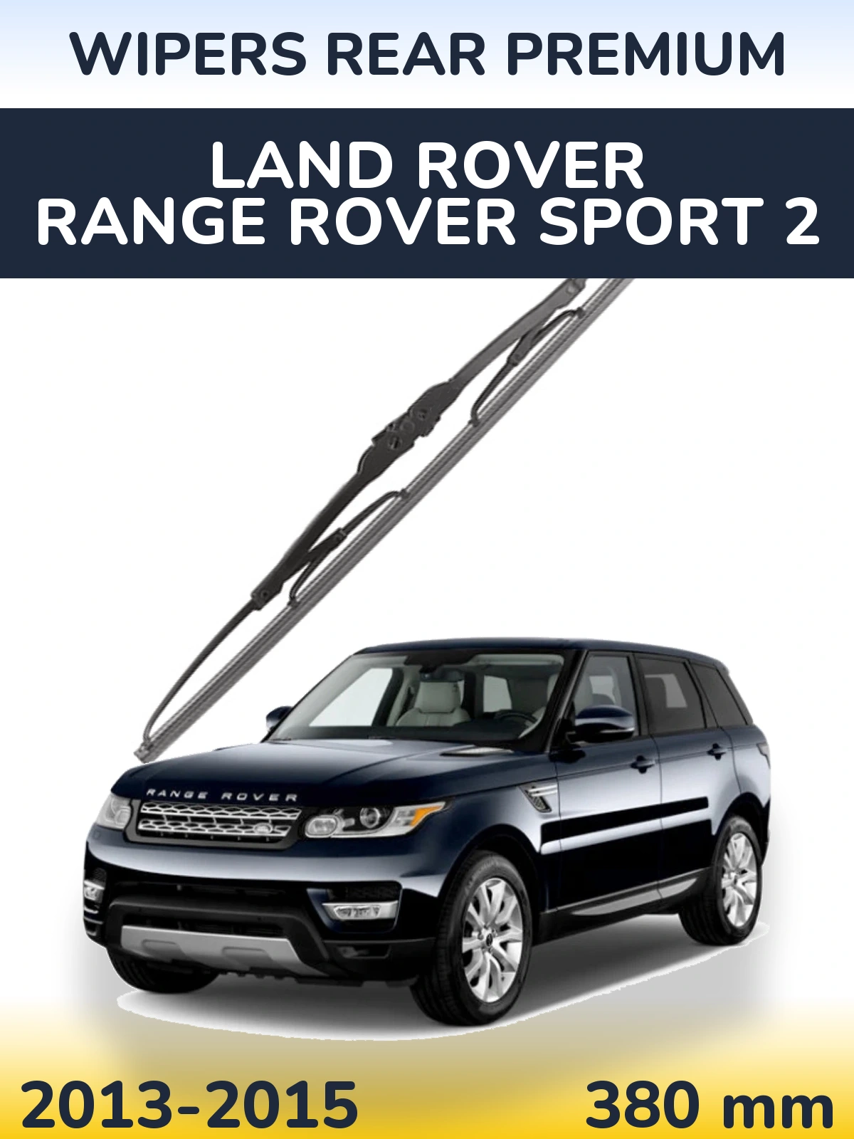 Tylna wycieraczka WIPERS REAR PREMIUM 380 mm do Land Rover Range Rover Sport 2 2013-2015