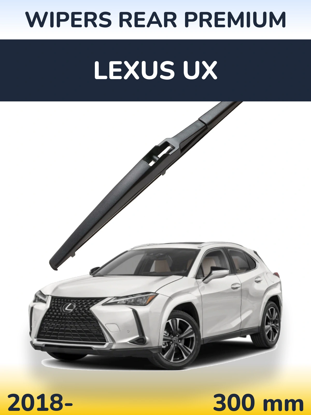 Rear wiper blade WIPERS REAR PREMIUM 300 mm for Lexus UX 2018-2026