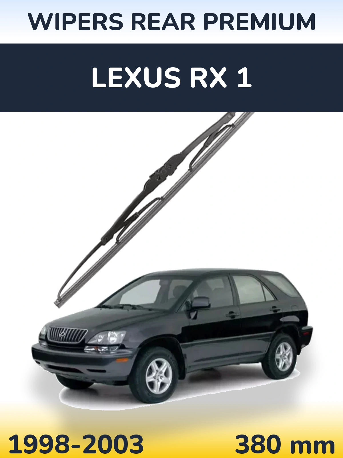 Tylna wycieraczka WIPERS REAR PREMIUM 380 mm do Lexus RX 1 1998-2003