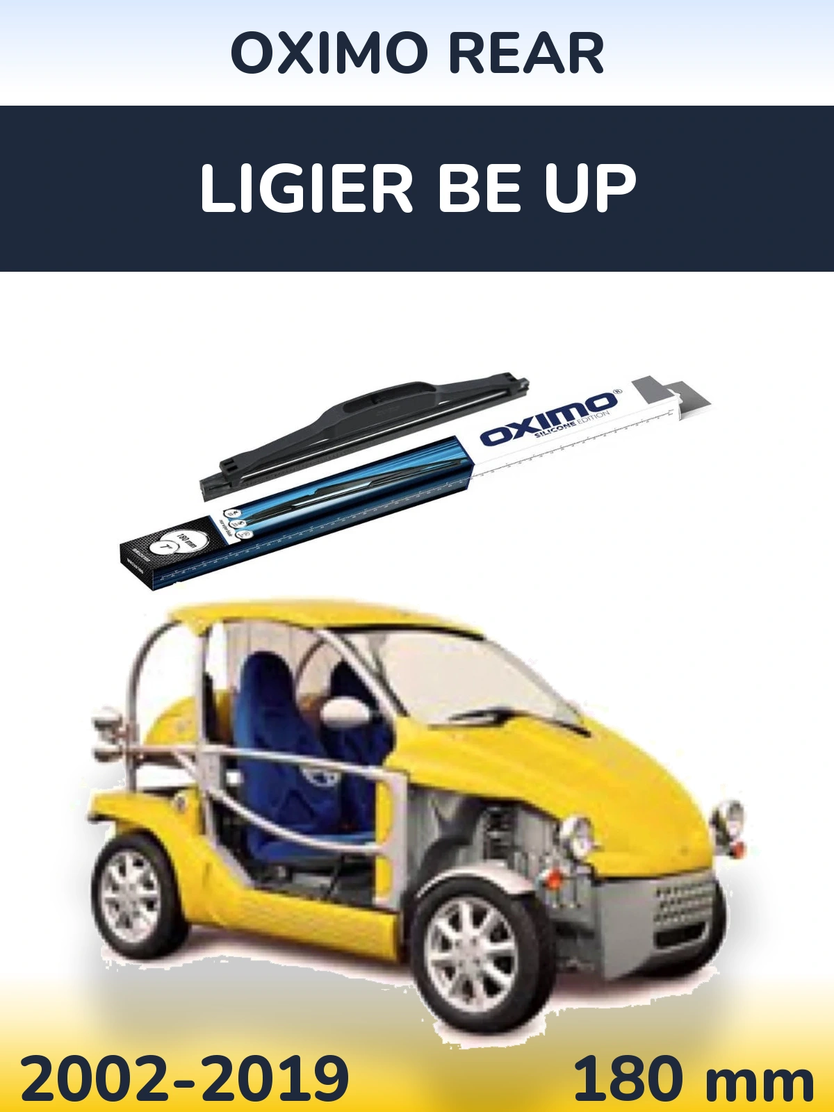 Задний дворник Oximo Rear 180 мм для Ligier Be Up 2002-2019