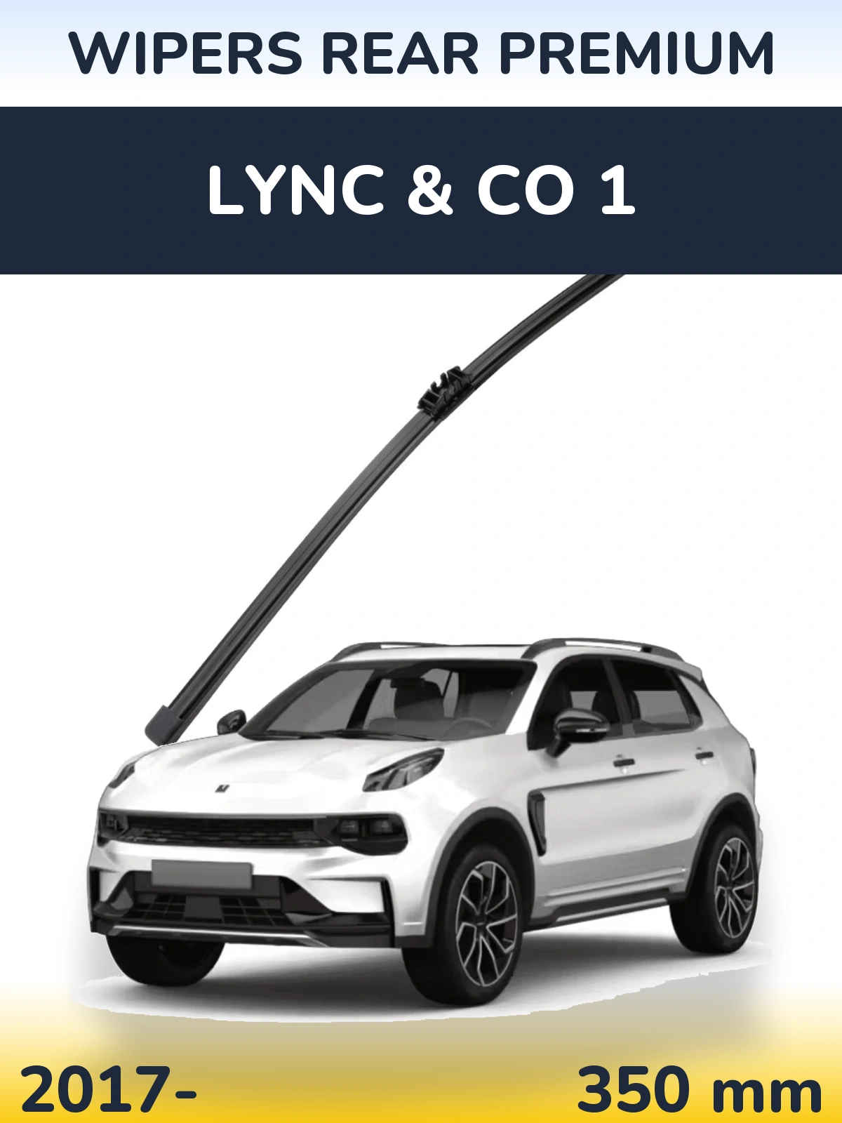 Rear wiper blade WIPERS REAR PREMIUM 350 mm for Lync & Co 1 2017-2026