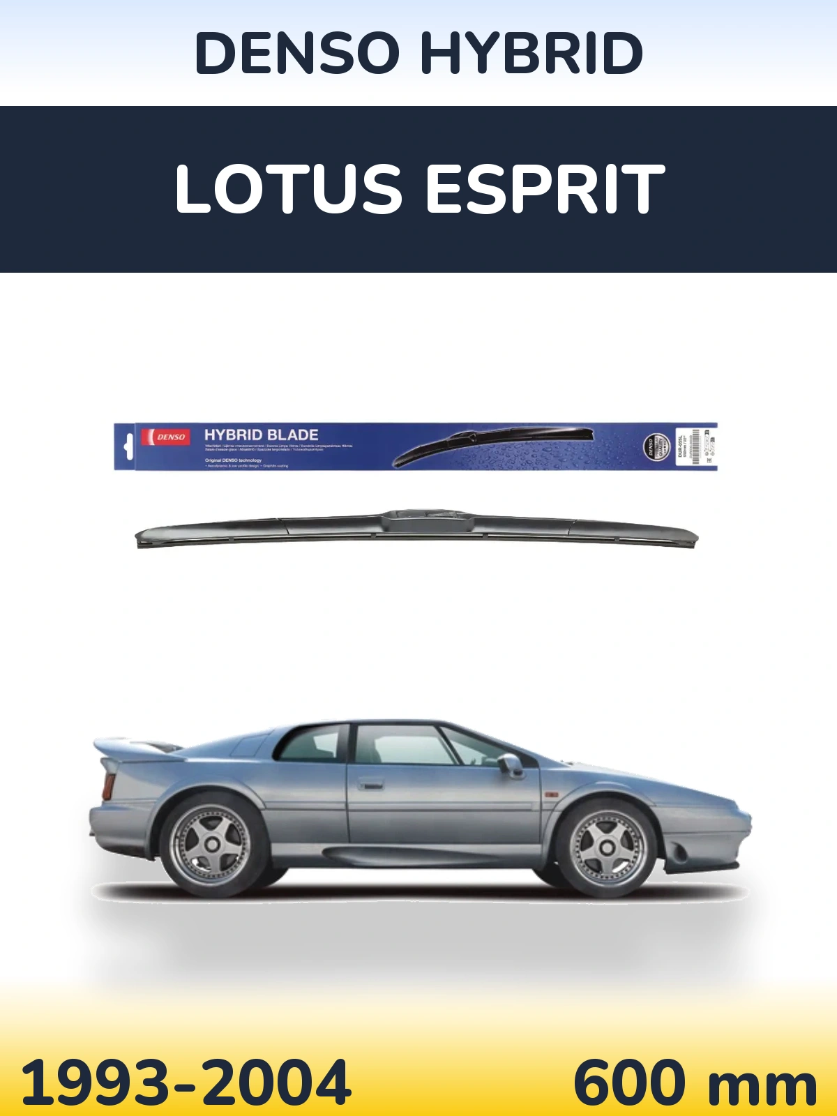 Przednia wycieraczka Denso Hybrid 600 mm do Lotus Esprit 1993-2004