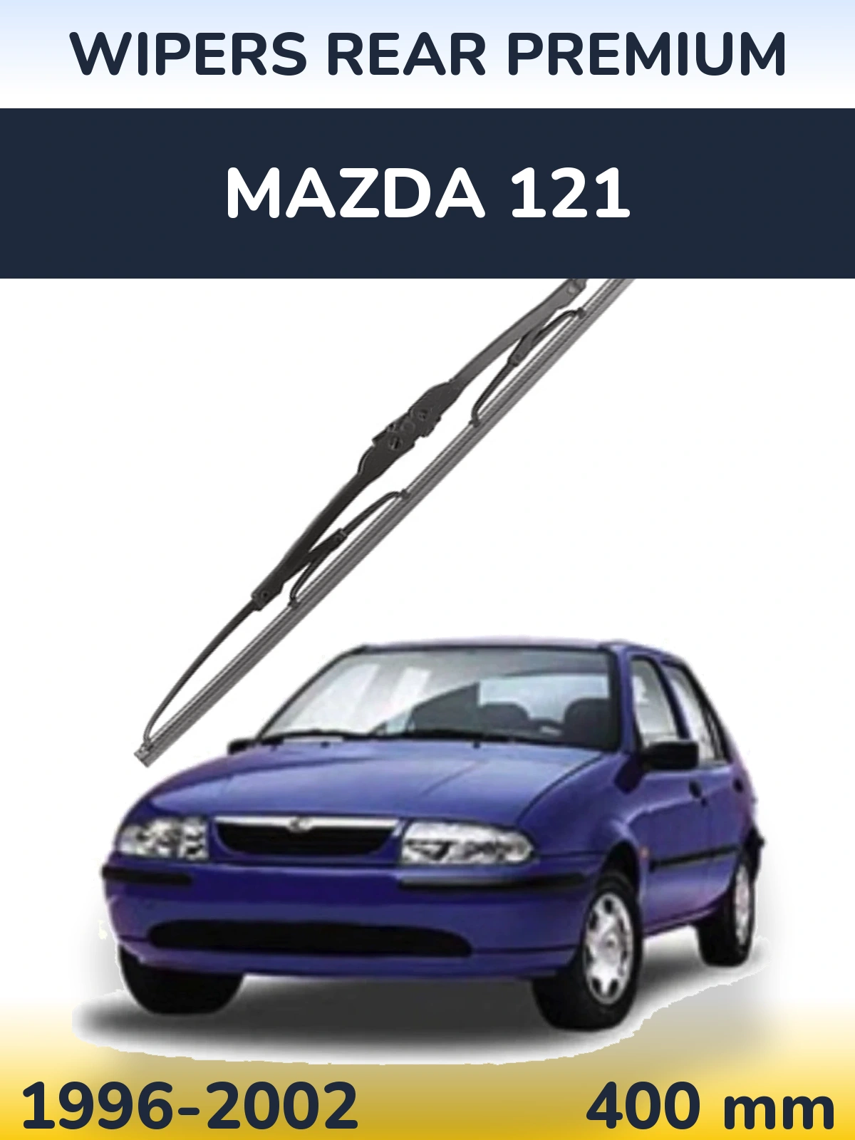 Задня щітка WIPERS REAR PREMIUM 400 мм для Mazda 121 1996-2002