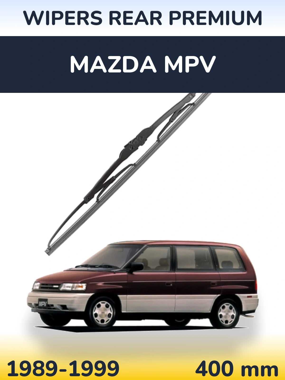 Задня щітка WIPERS REAR PREMIUM 400 мм для Mazda MPV 1989-1999