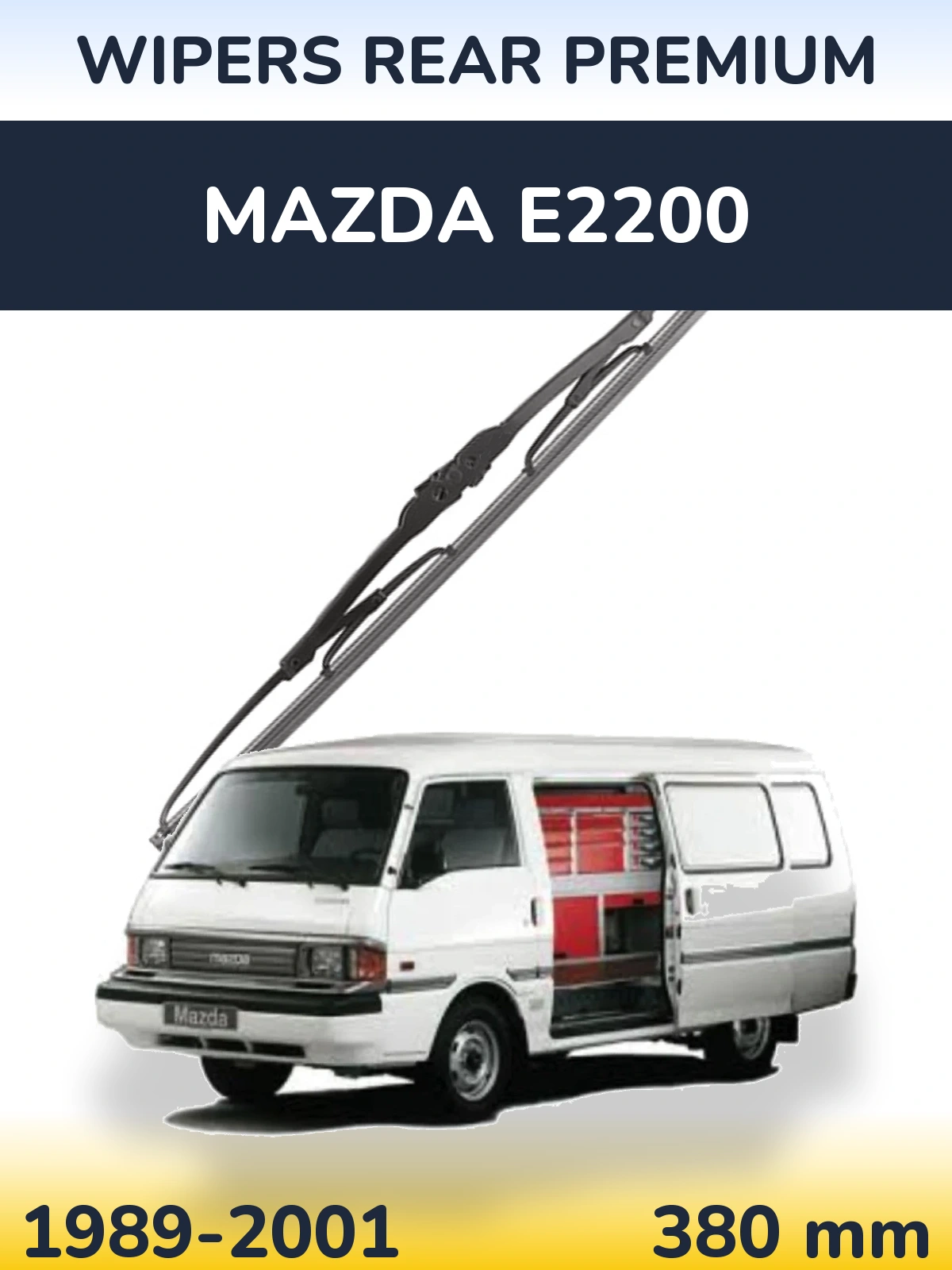 Tylna wycieraczka WIPERS REAR PREMIUM 380 mm do Mazda E2200 1989-2001