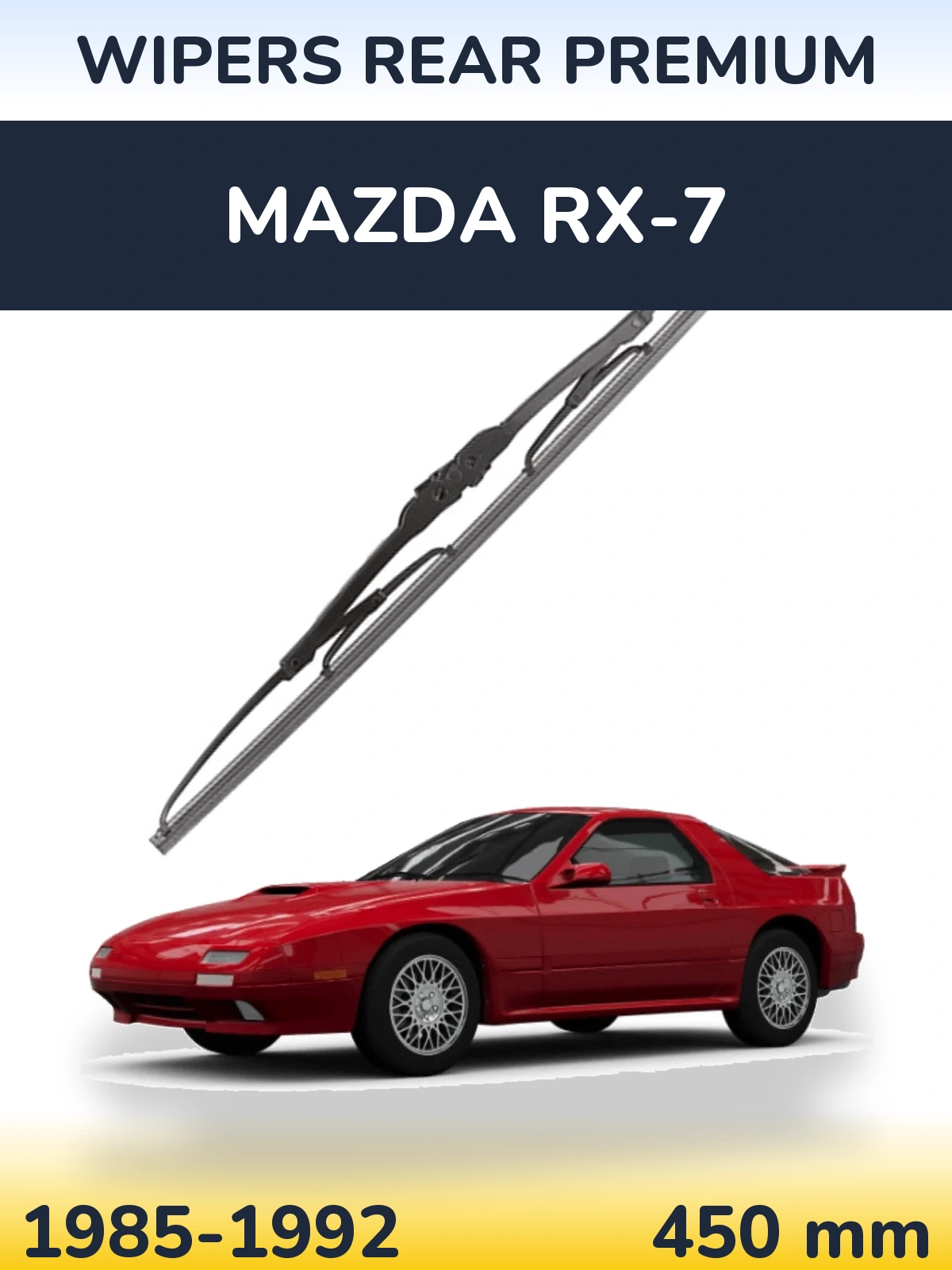 Tylna wycieraczka WIPERS REAR PREMIUM 450 mm do Mazda RX-7 1985-1992