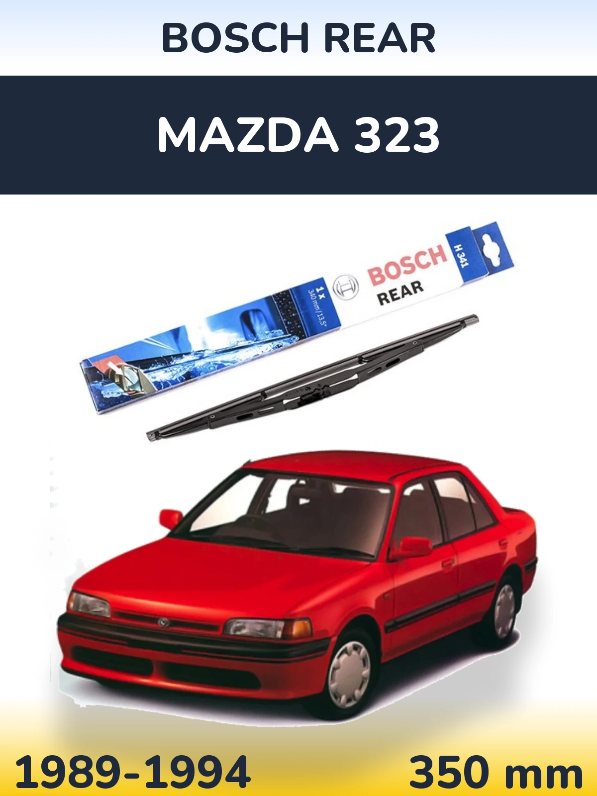 Tylna wycieraczka BOSCH Rear 340 mm do Mazda 323 1989-1994