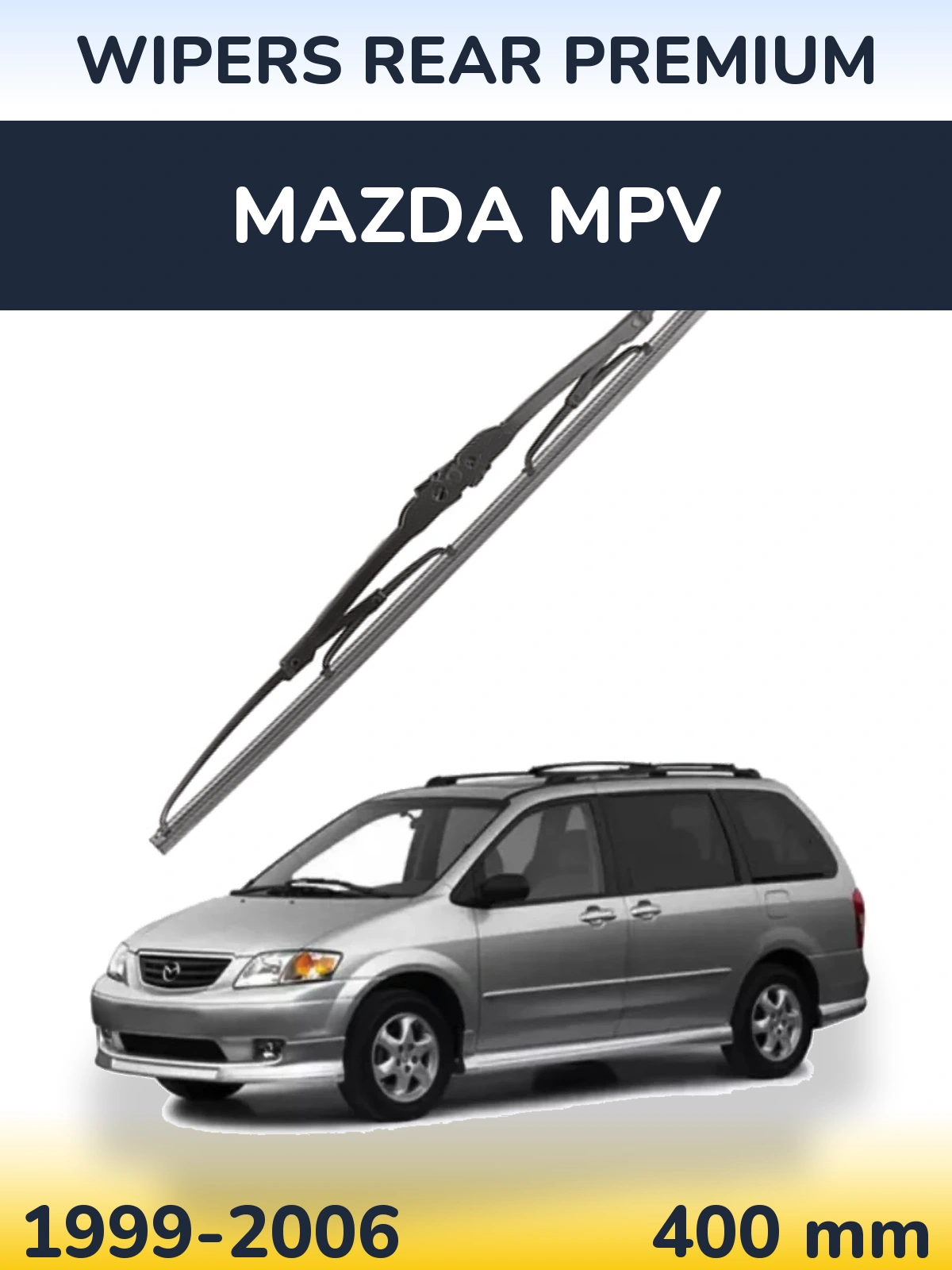 Задня щітка WIPERS REAR PREMIUM 400 мм для Mazda MPV 1999-2006
