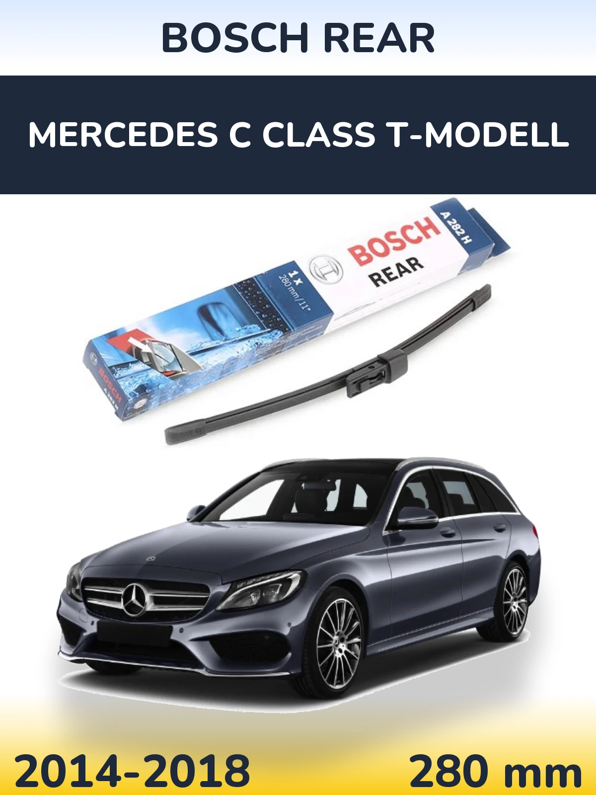 Tylna wycieraczka BOSCH Rear 280 mm do Mercedes Klasa C T-Modell 2014-2018