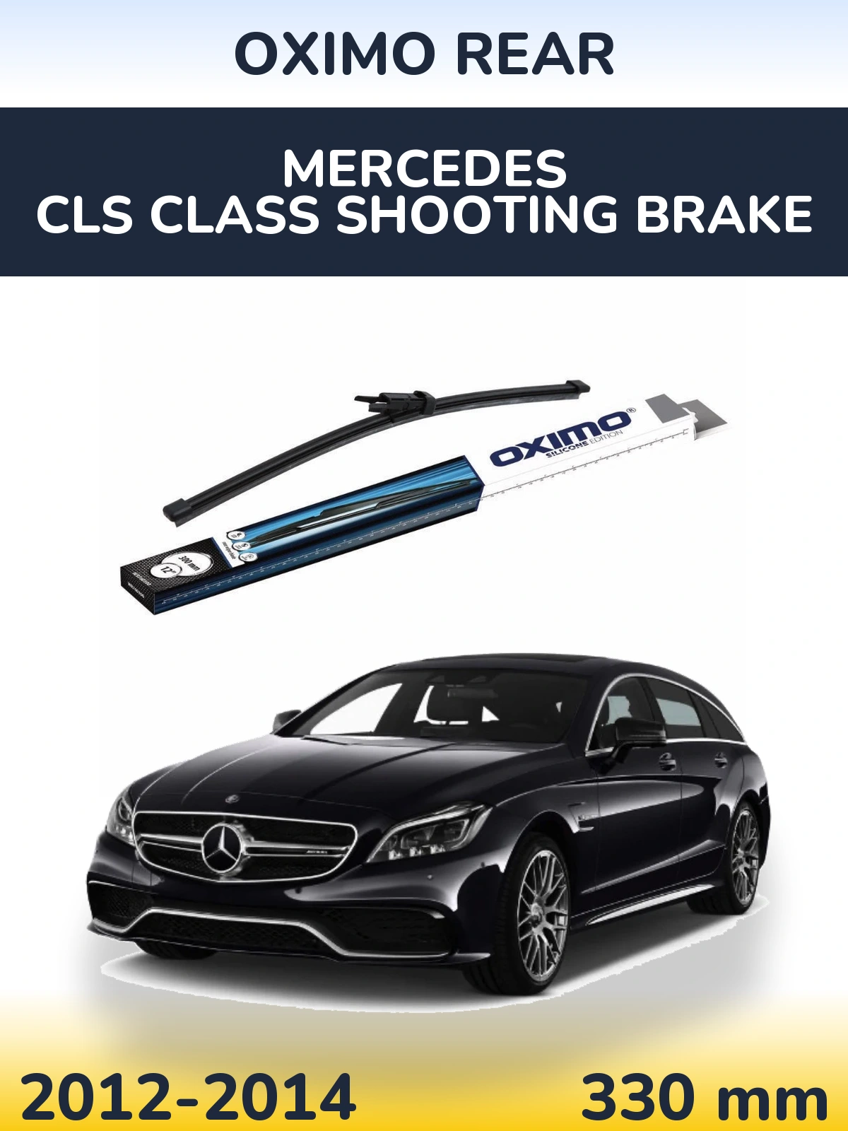 Rear wiper blade Oximo Rear 300 mm for Mercedes CLS Class Shooting Brake 2012-2014
